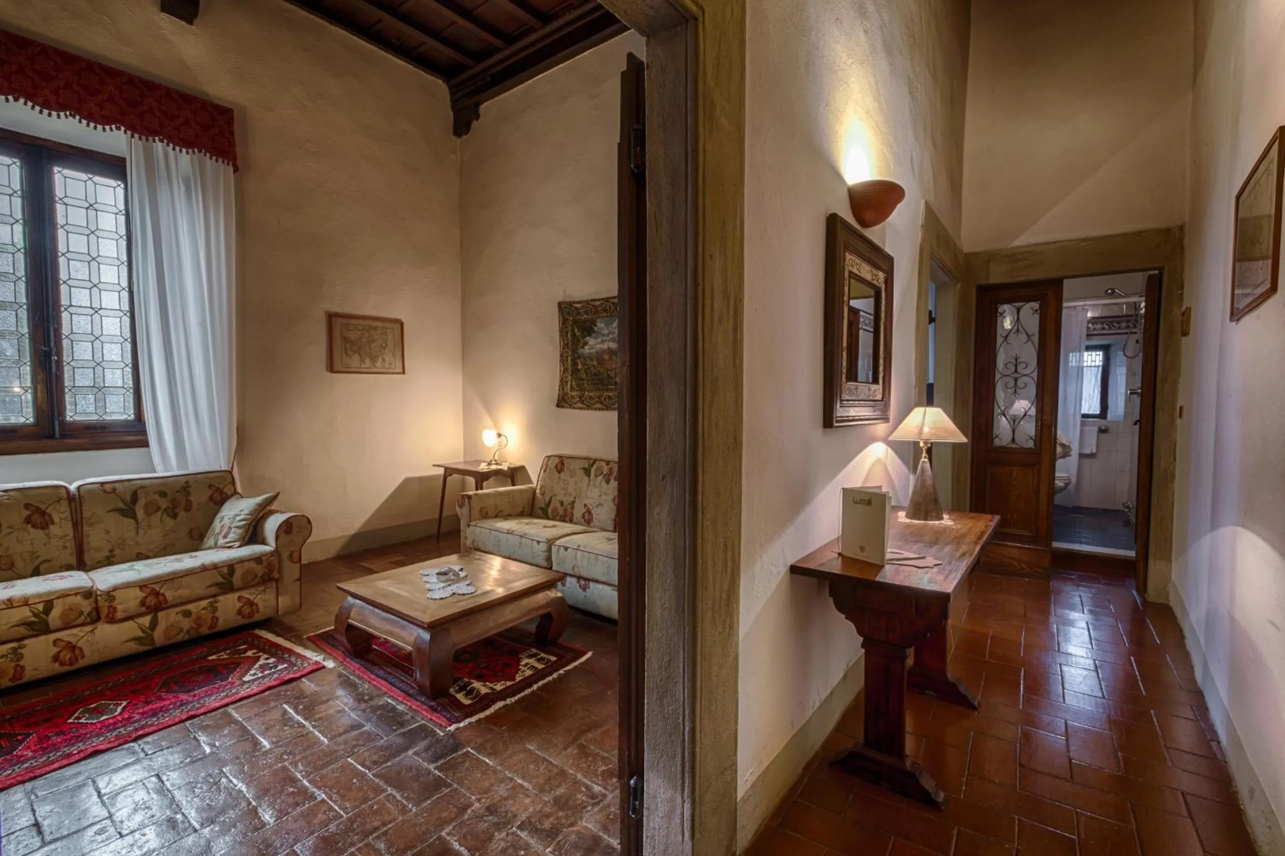 Living room in Villa Campestri Olive Oil Resort