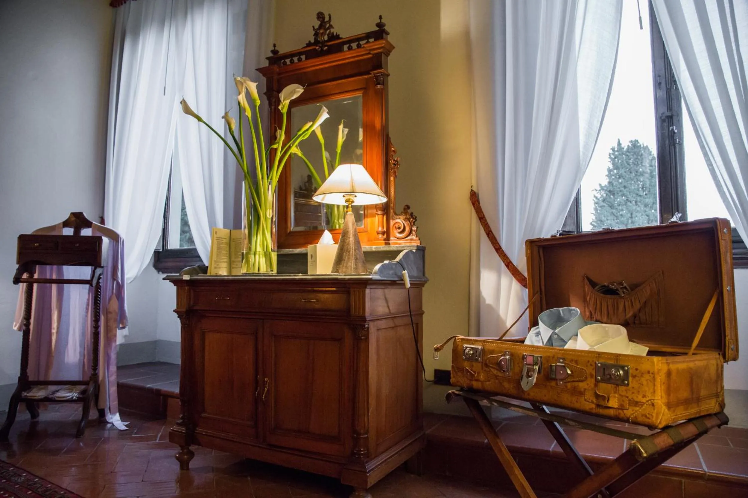 Decorative detail in Villa Campestri Olive Oil Resort