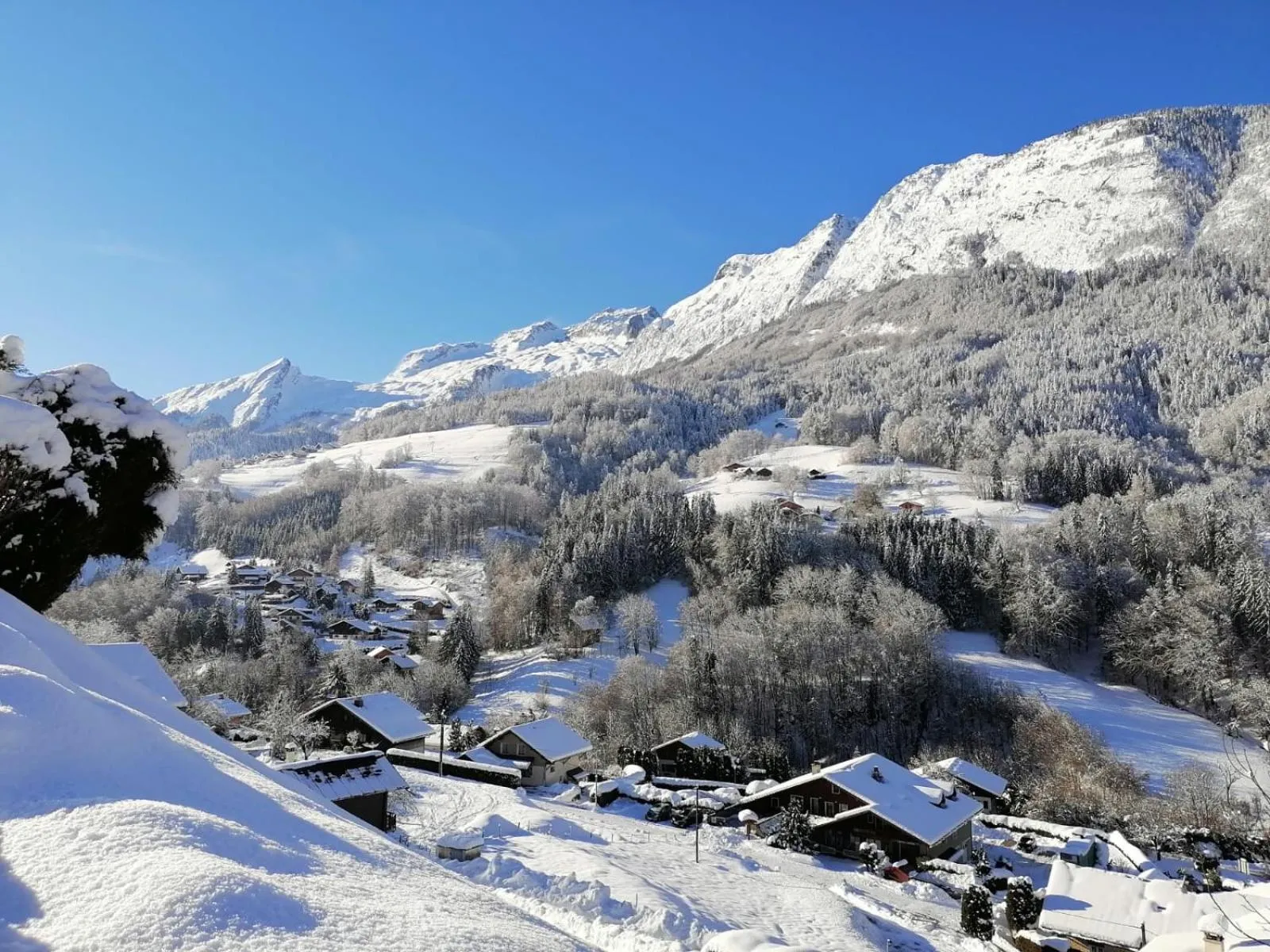 View (from property/room) in Auberge Du Fraizier