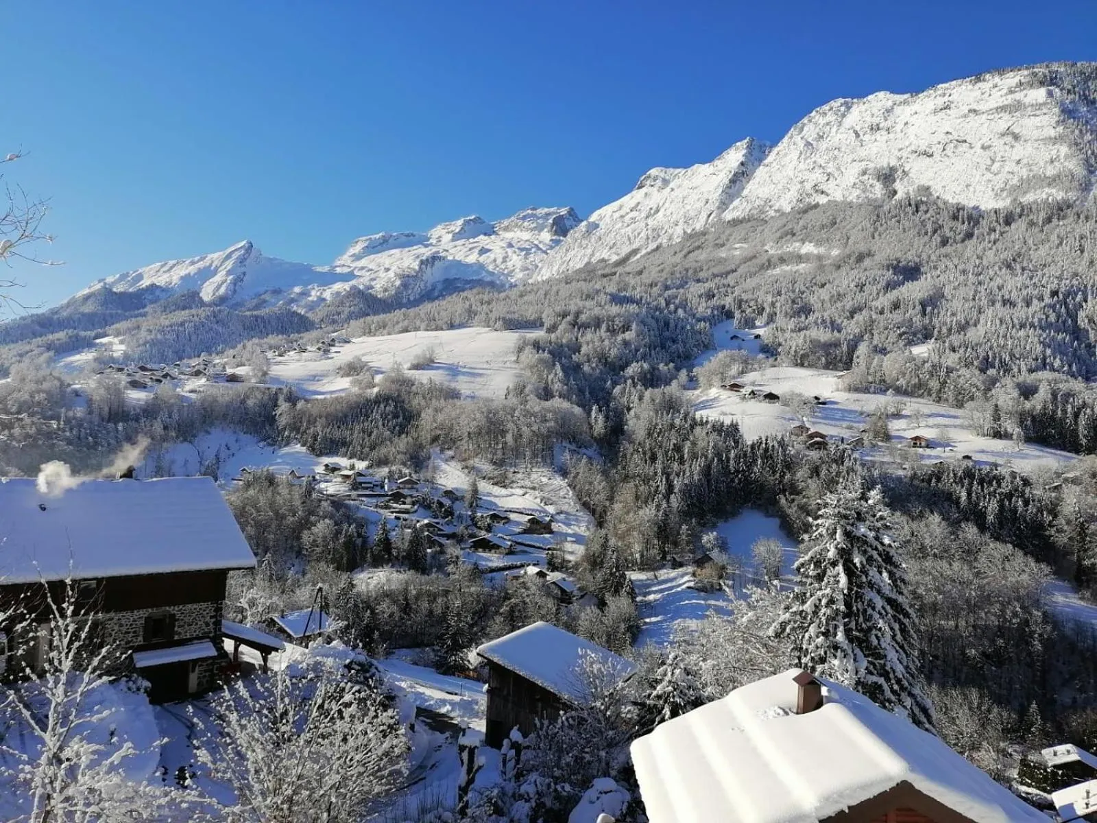 View (from property/room) in Auberge Du Fraizier
