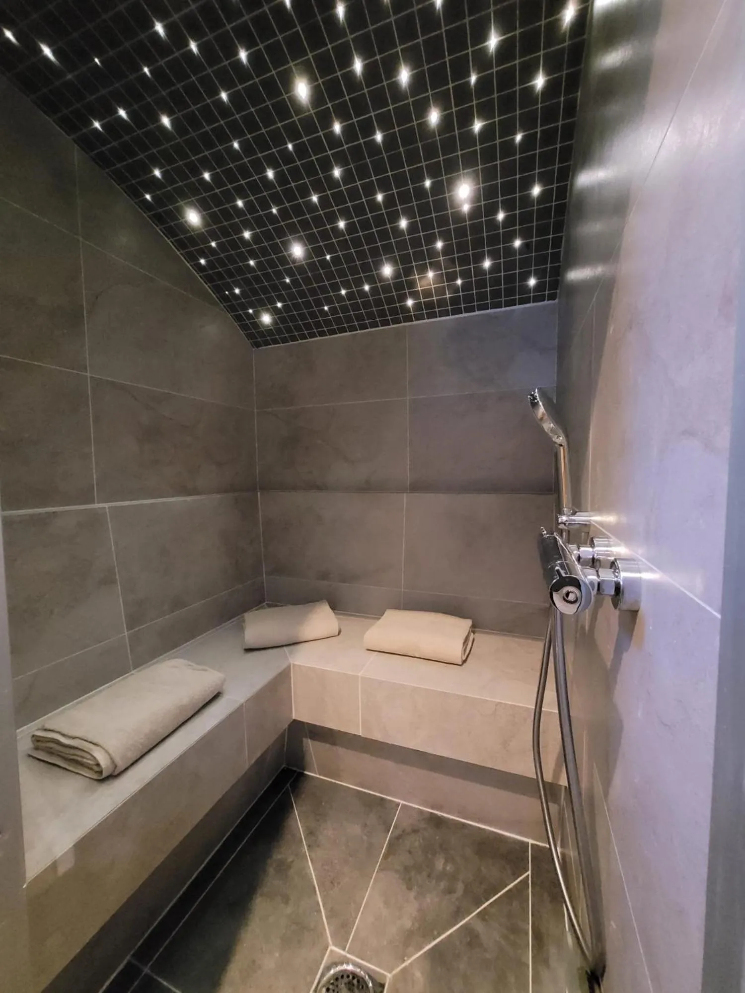 Steam room in Auberge Du Fraizier