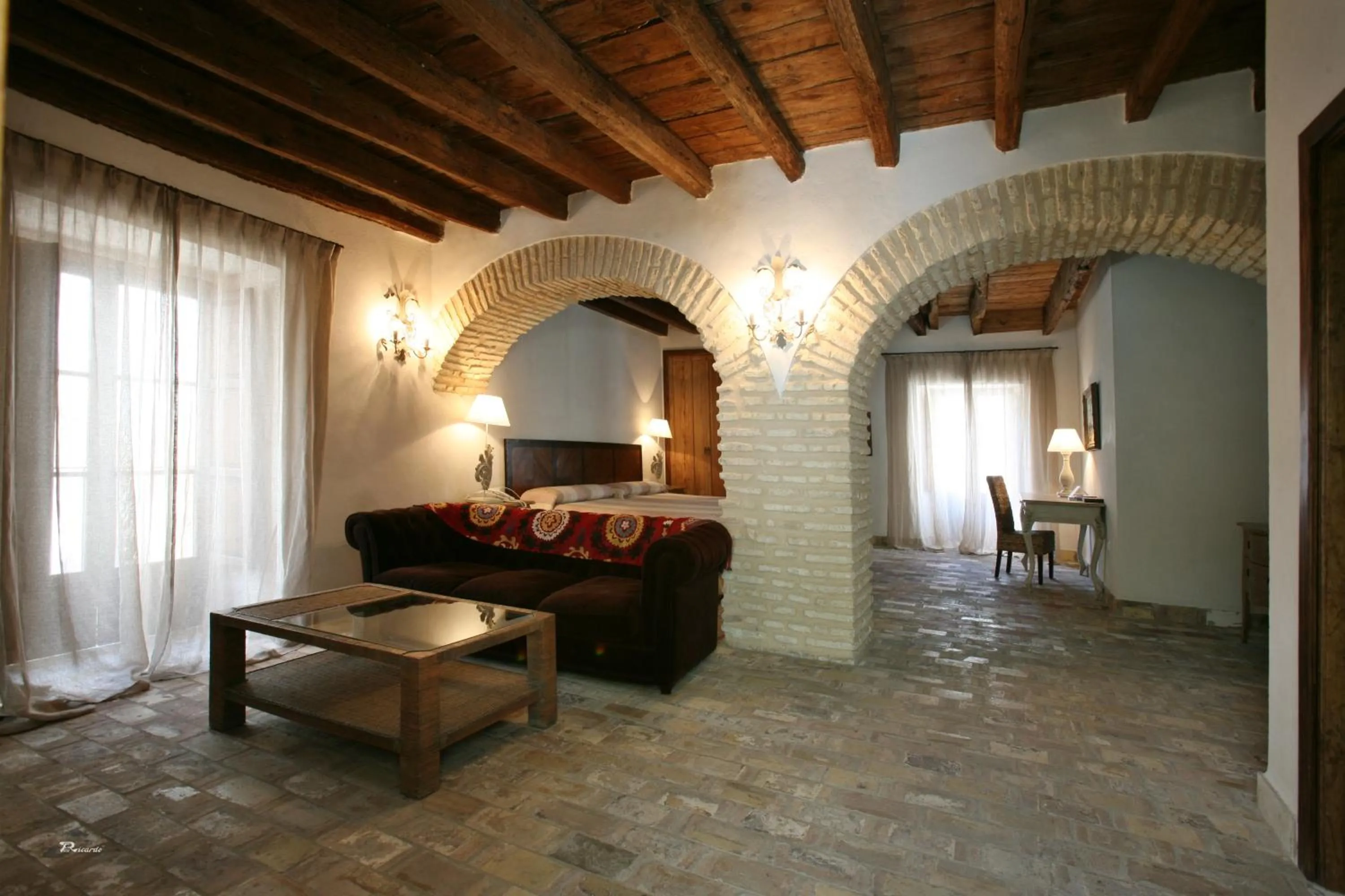 Living room in Posada de Palacio