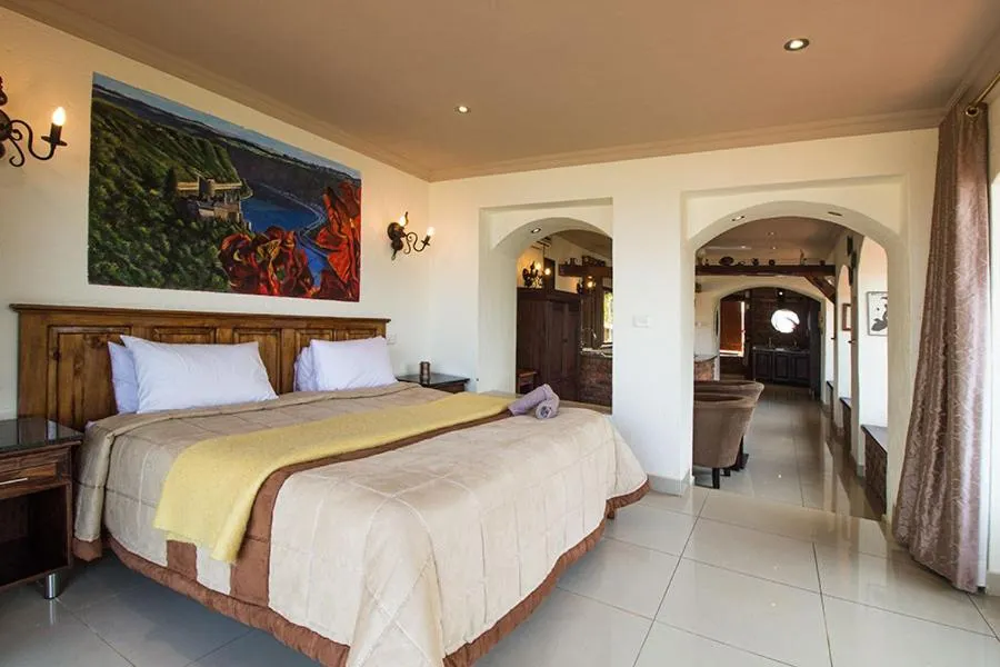 Bed in Stephan's Guest House