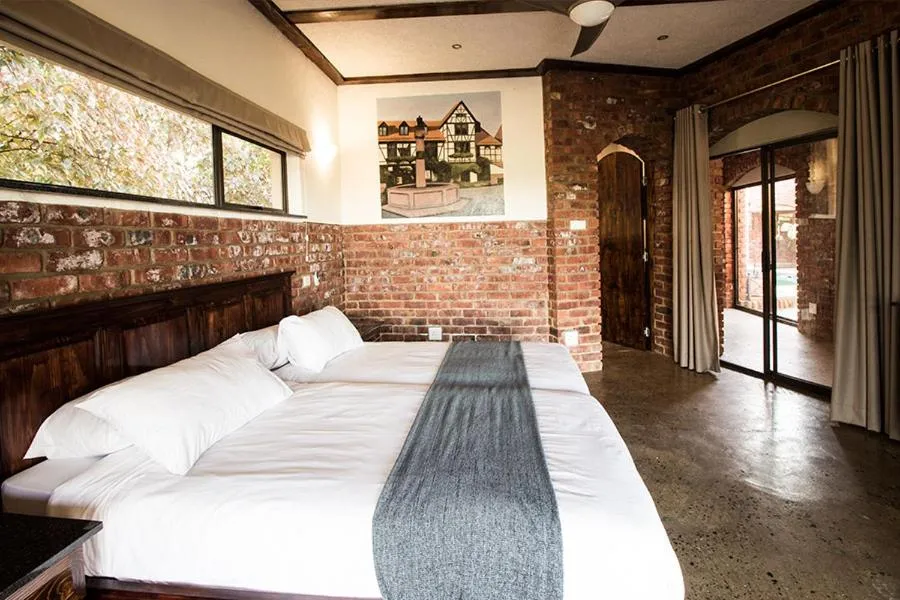 Bed in Stephan's Guest House