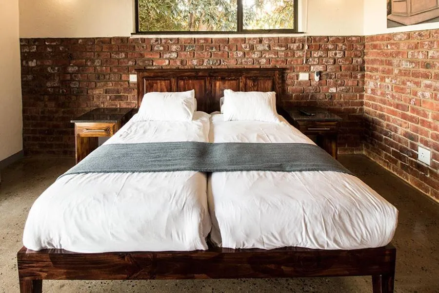 Bed in Stephan's Guest House