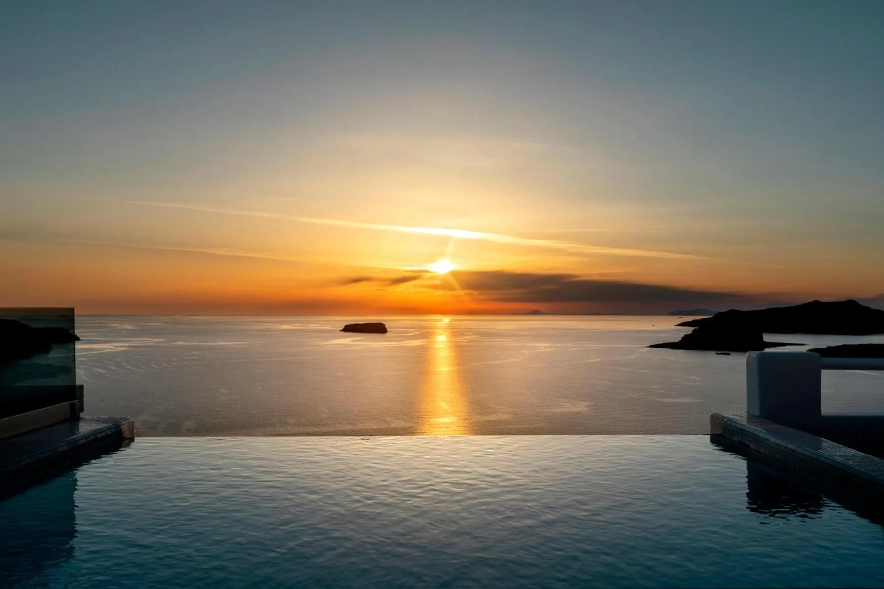 Sunset in Grand View - Megalochori Santorini