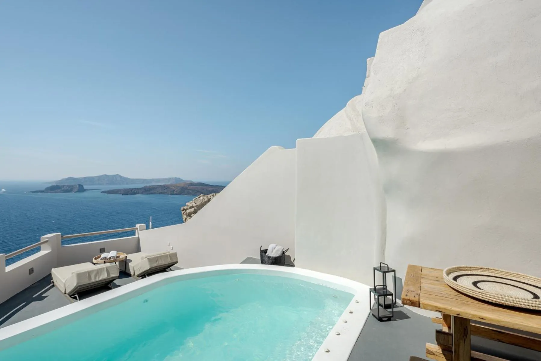 Patio in Grand View - Megalochori Santorini