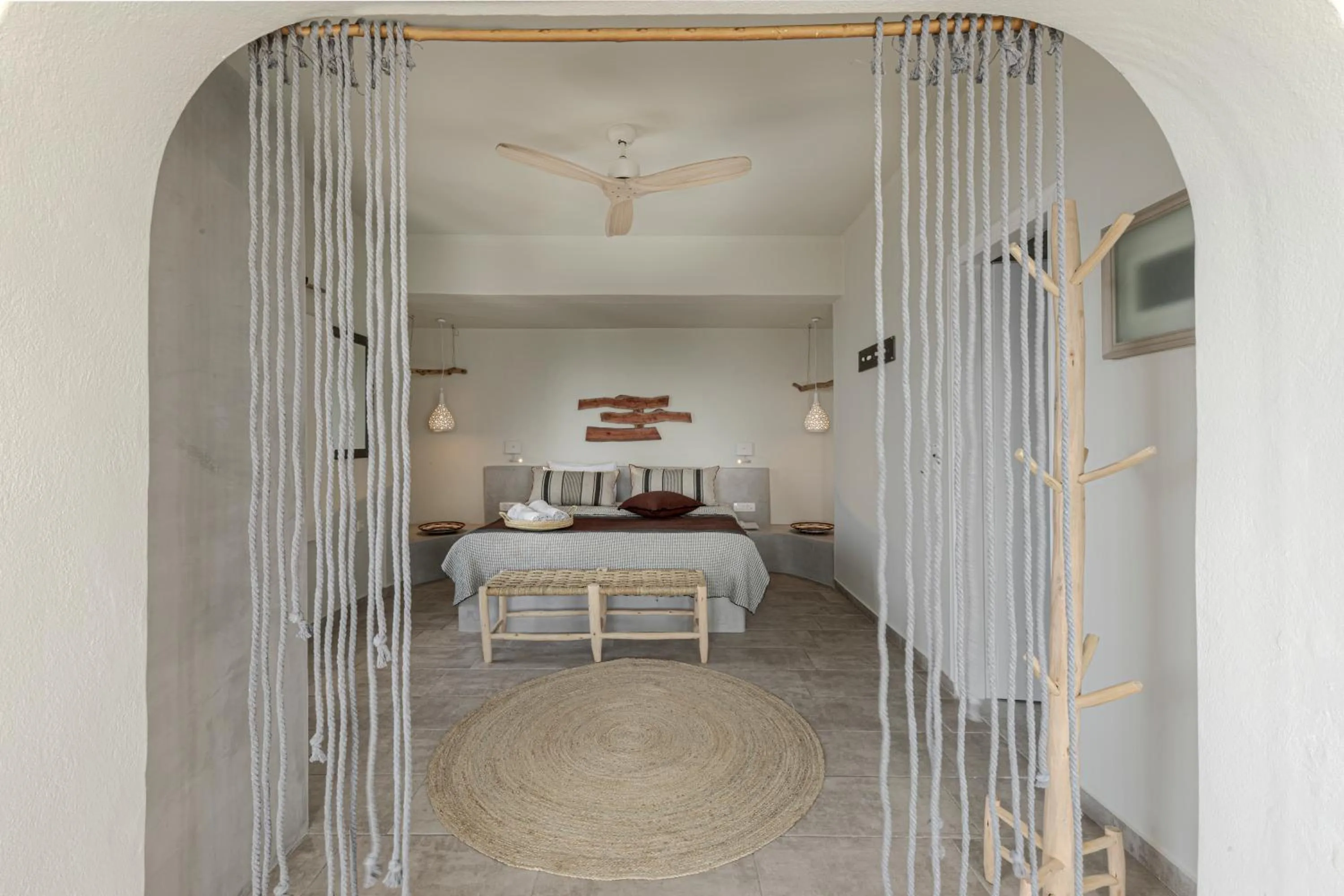 Bedroom, Bed in Grand View - Megalochori Santorini