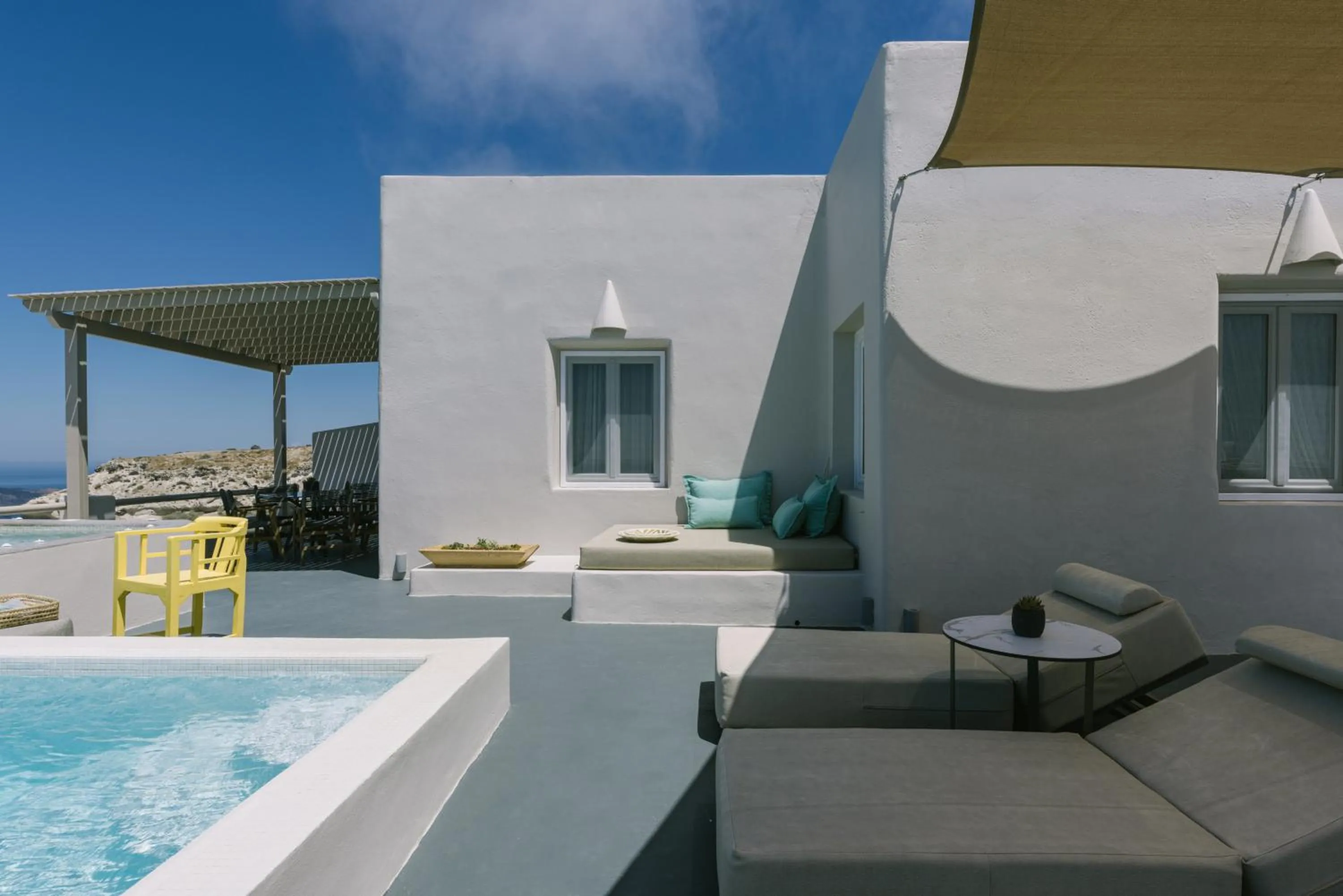 Balcony/Terrace in Grand View - Megalochori Santorini
