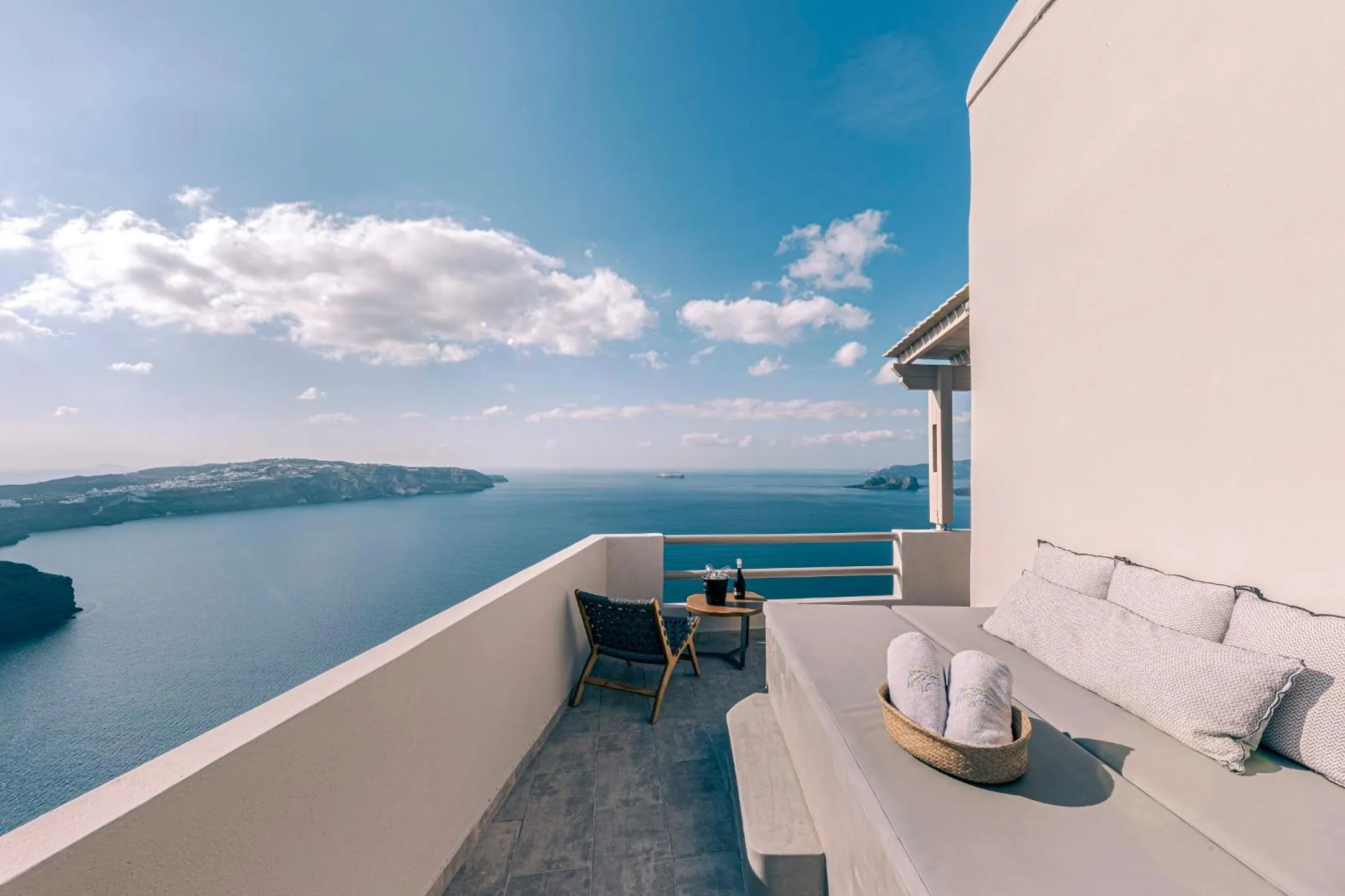 Patio in Grand View - Megalochori Santorini
