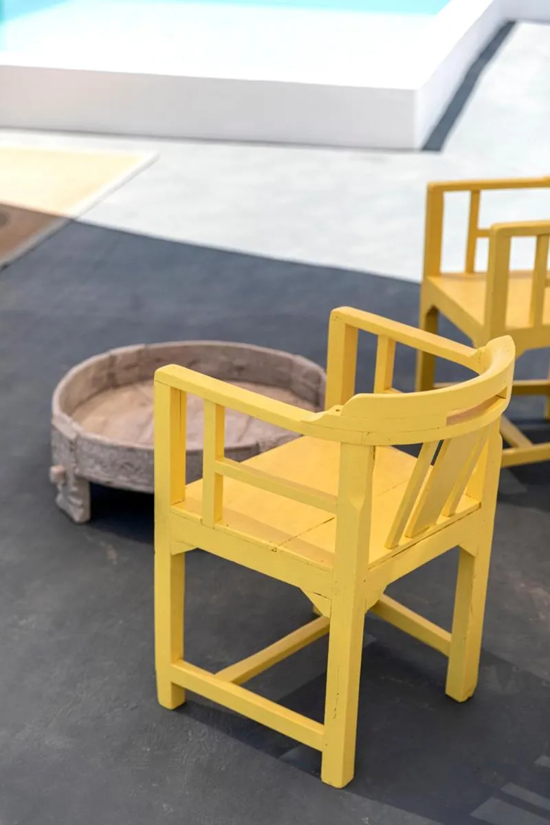 Seating area in Grand View - Megalochori Santorini