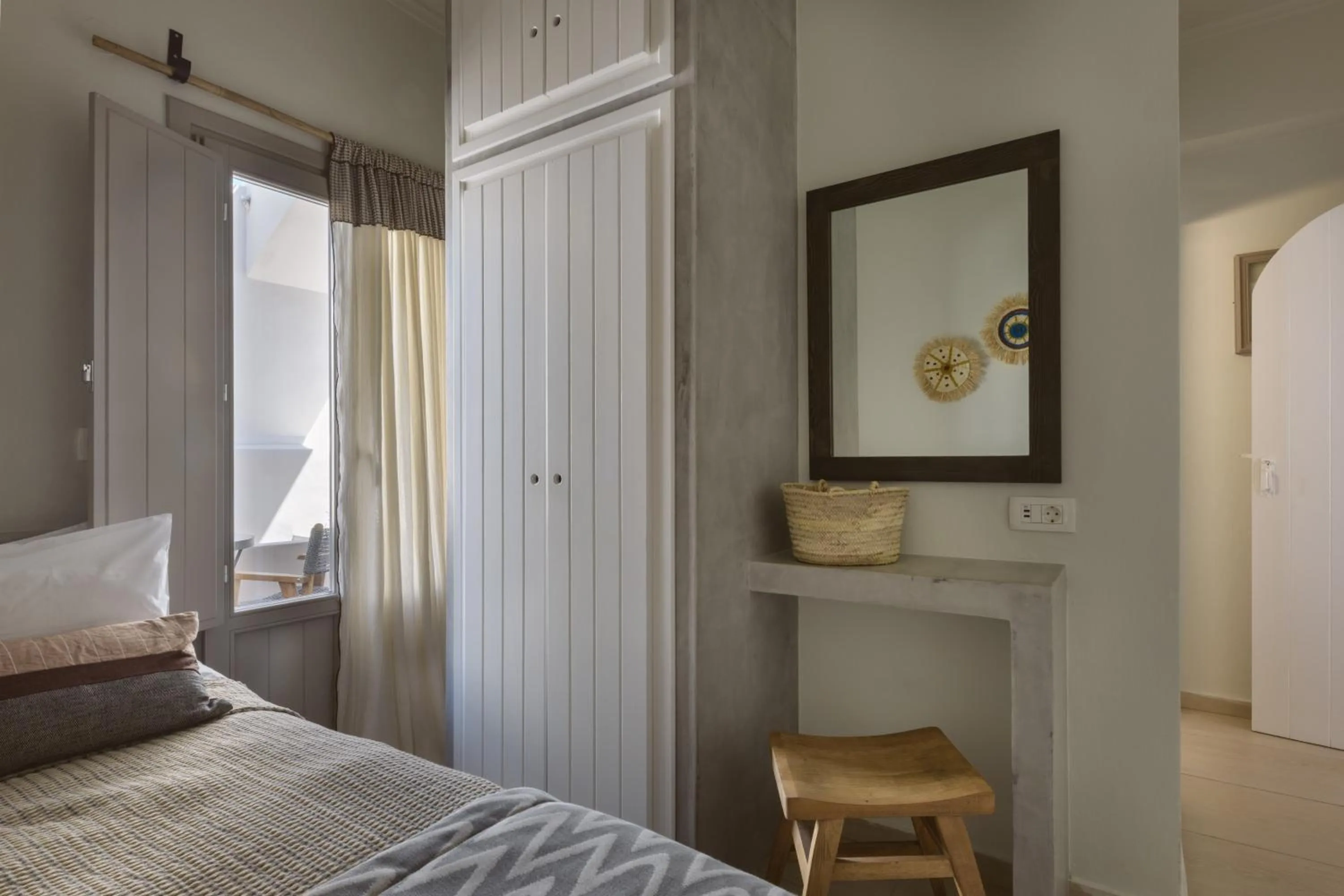 Bedroom, Bed in Grand View - Megalochori Santorini