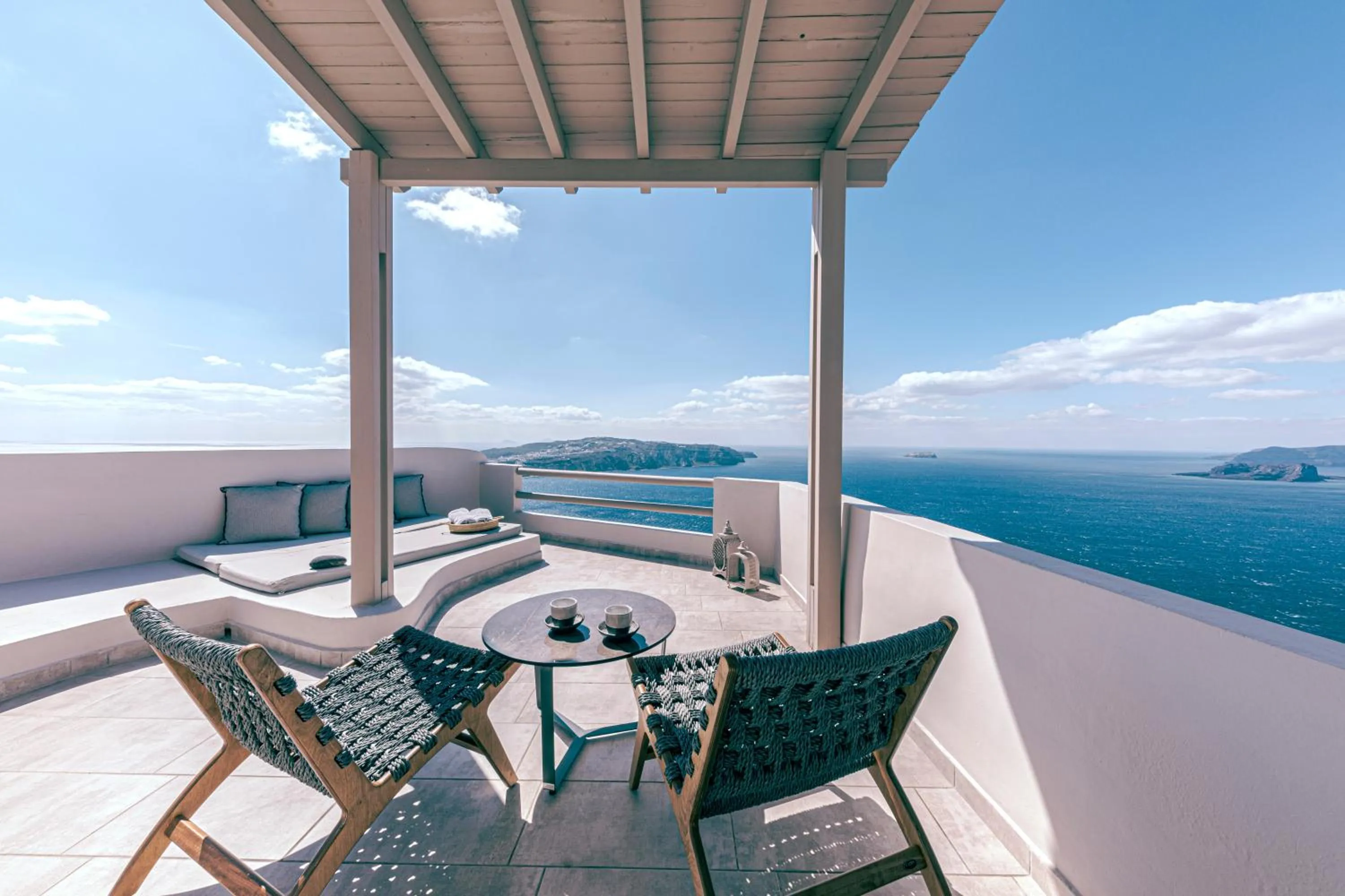 Patio in Grand View - Megalochori Santorini