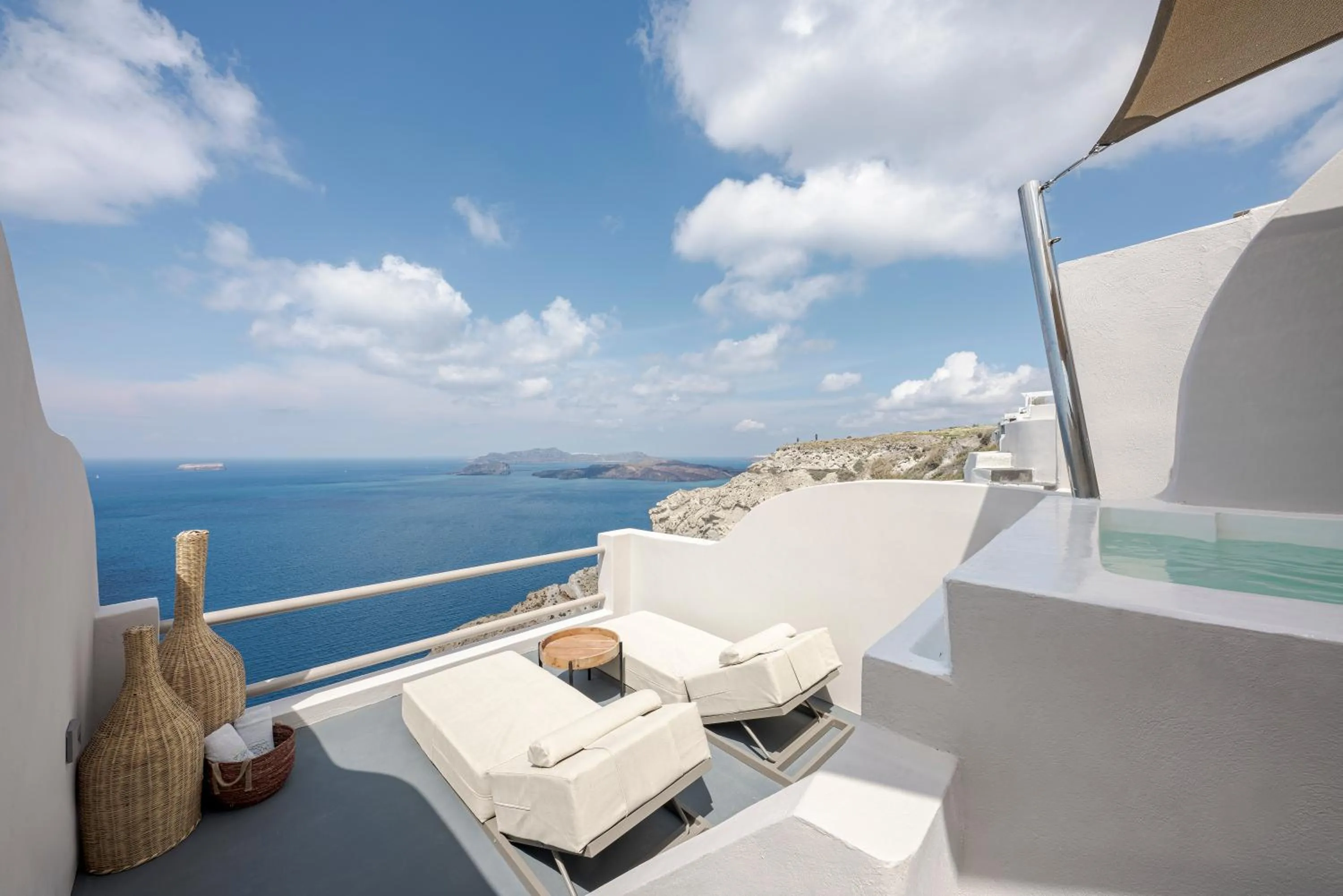 Balcony/Terrace in Grand View - Megalochori Santorini