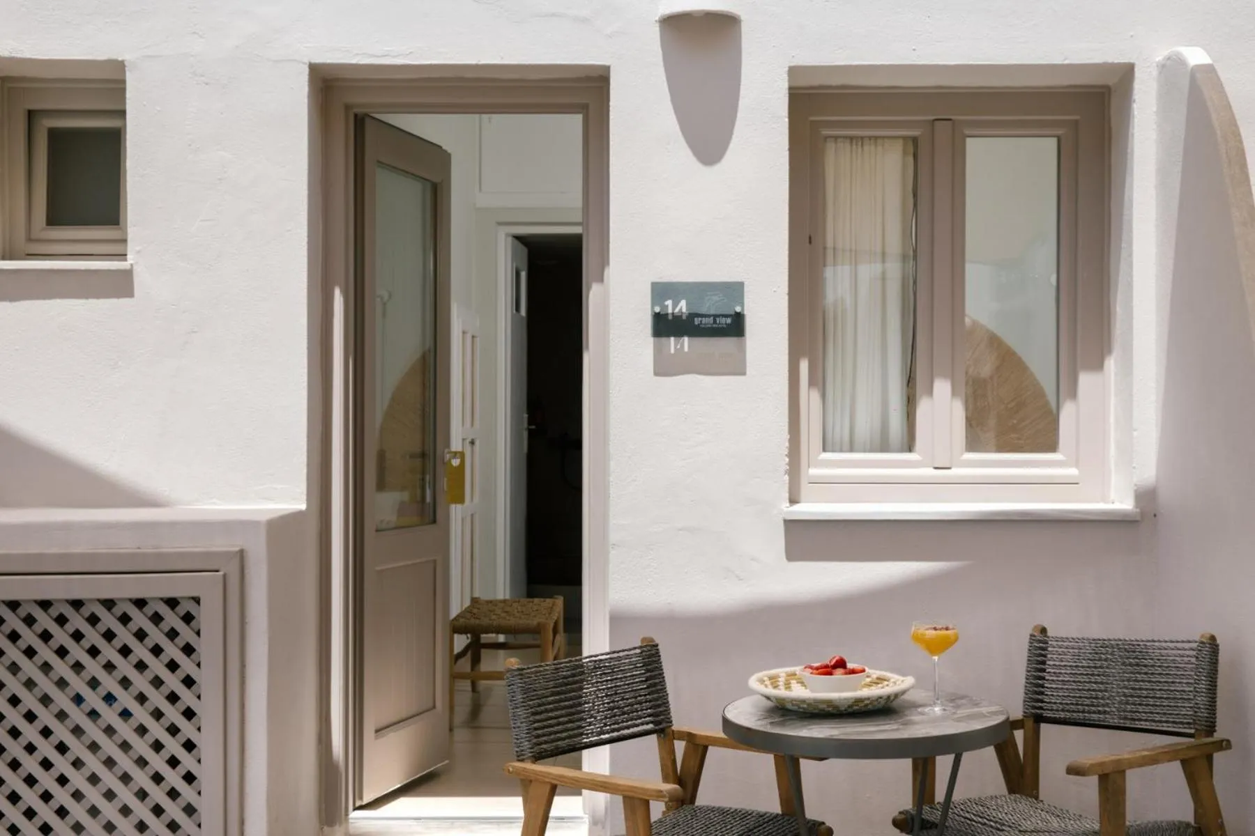 Balcony/Terrace in Grand View - Megalochori Santorini