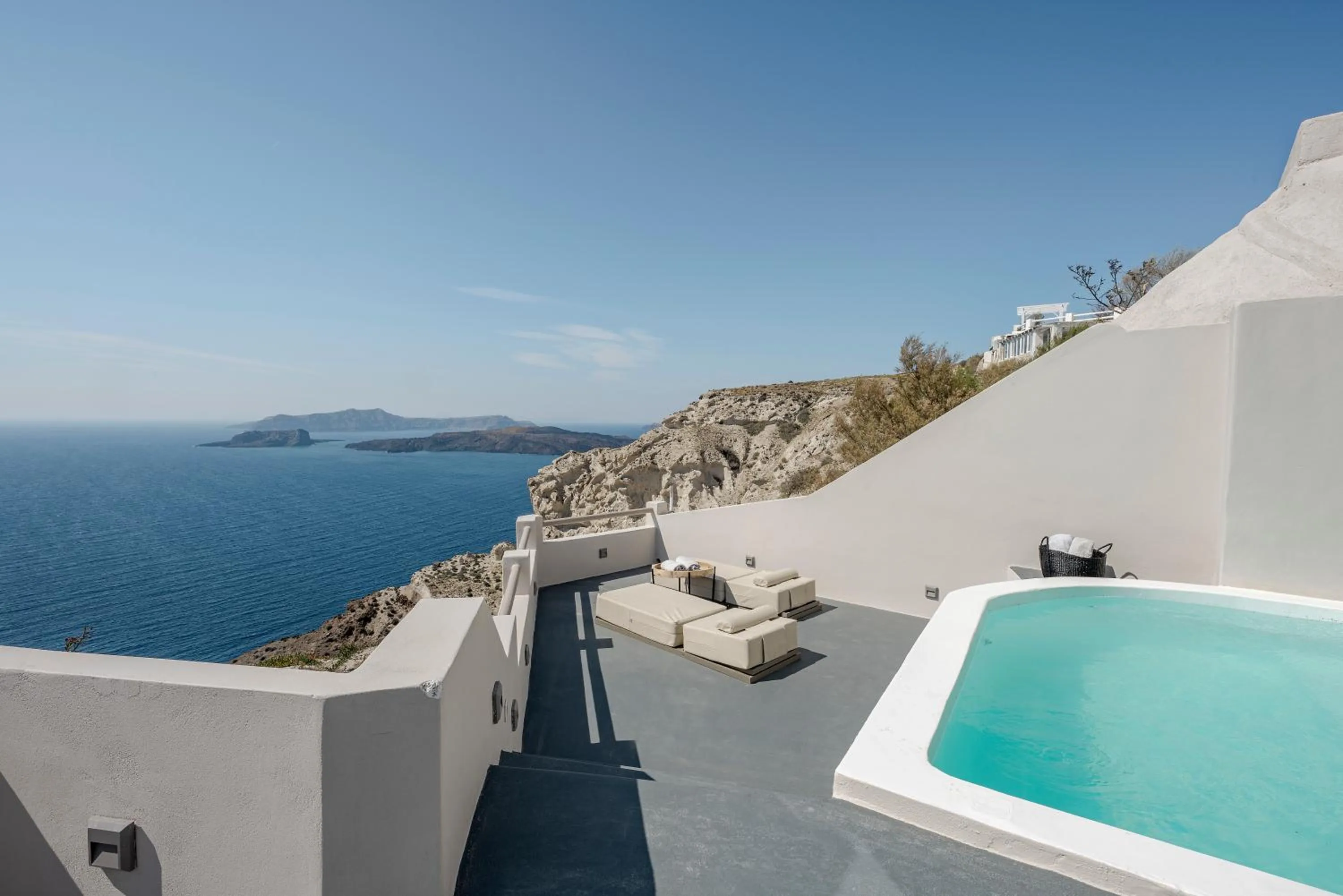 Balcony/Terrace in Grand View - Megalochori Santorini