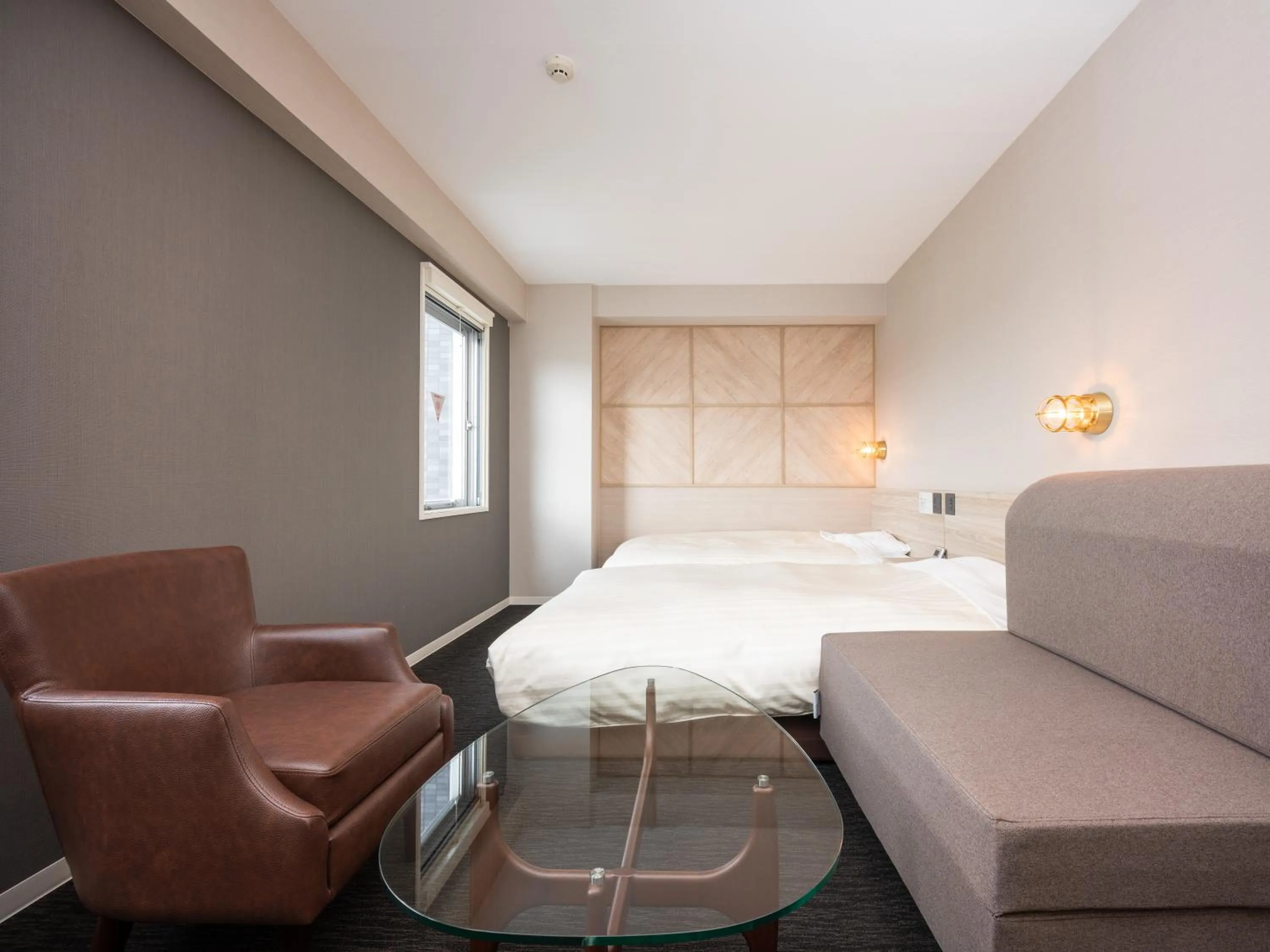 Bed in Super Hotel Gotemba 1