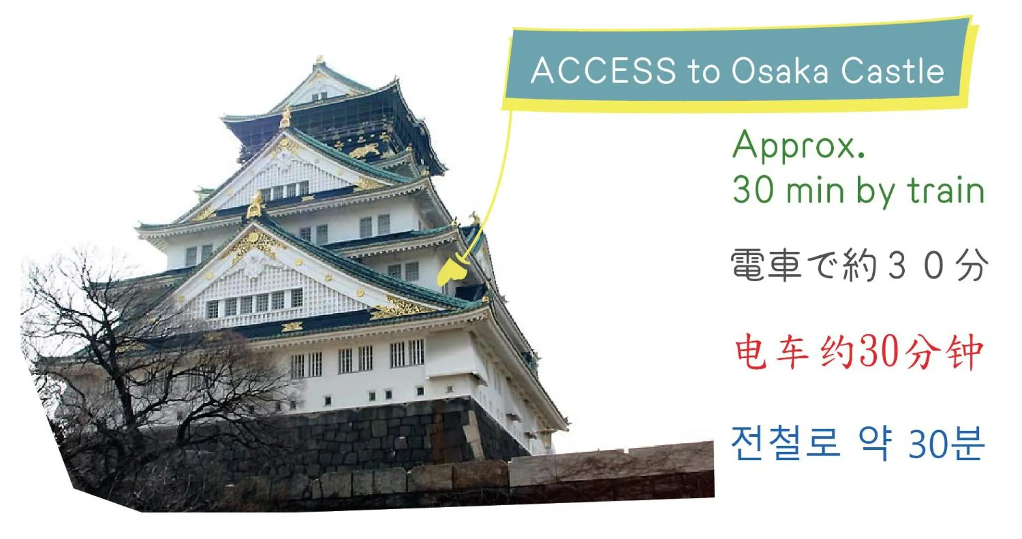 Nearby landmark in J-Hoppers Osaka Universal