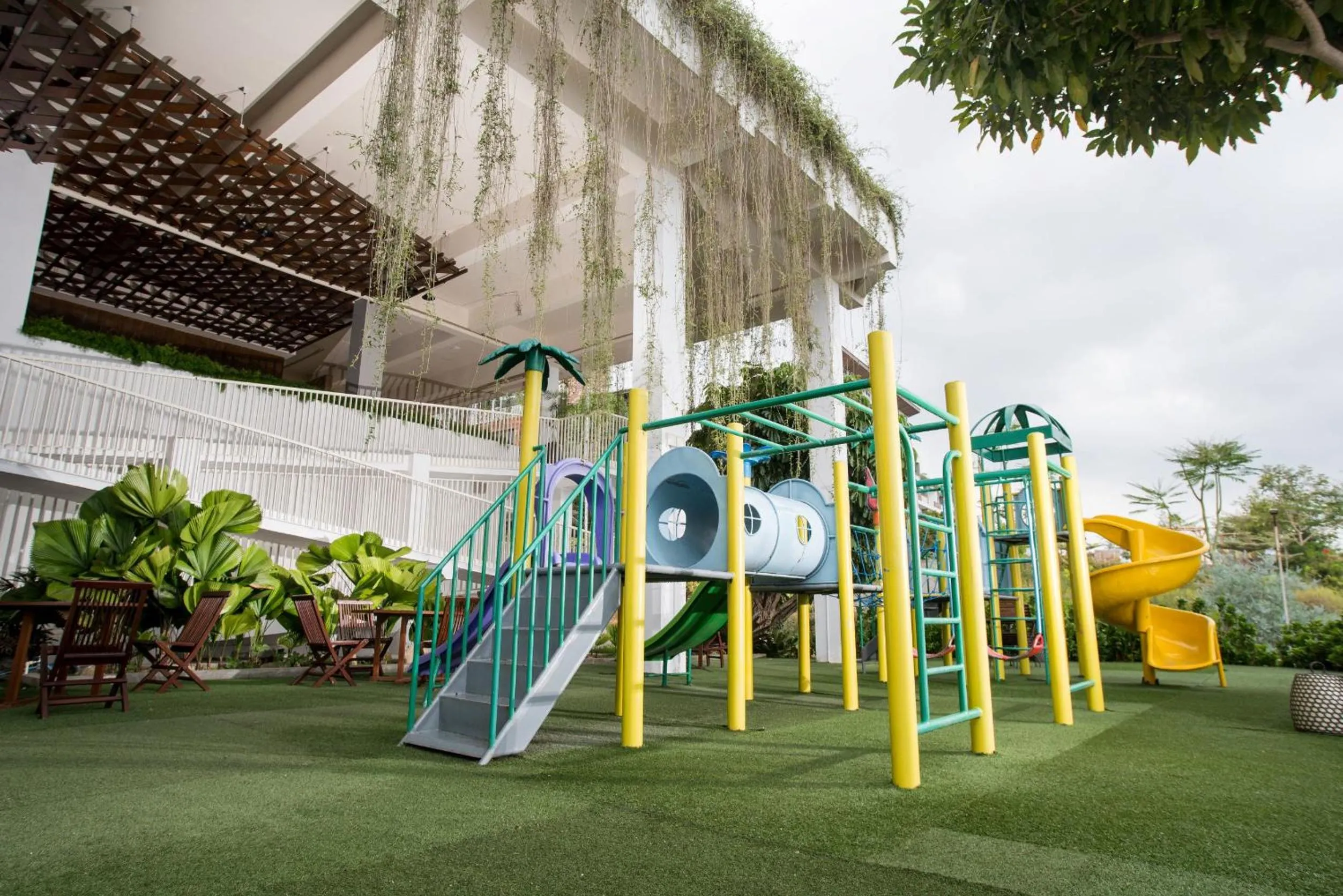 Children play ground in Amartahills Hotel and Resort