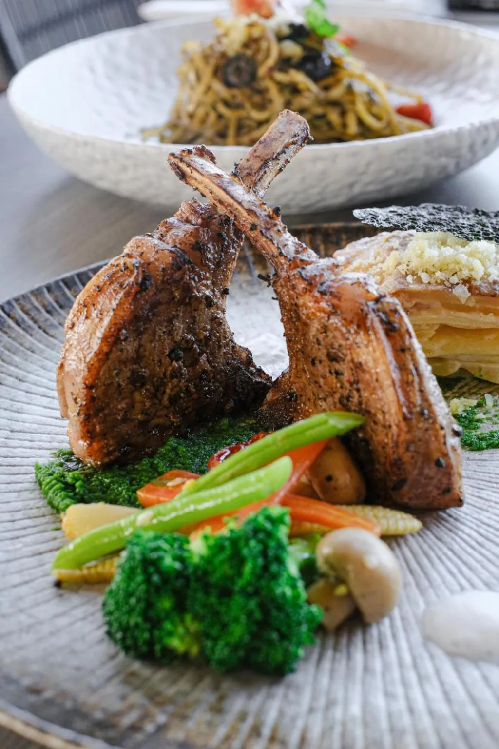 Food in Amartahills Hotel and Resort