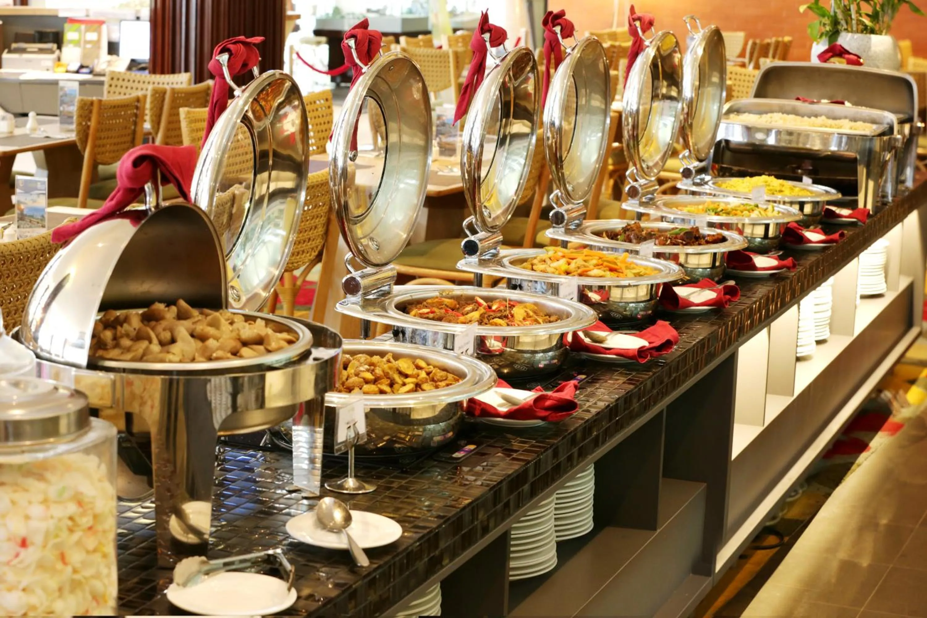 Food close-up in Amartahills Hotel and Resort