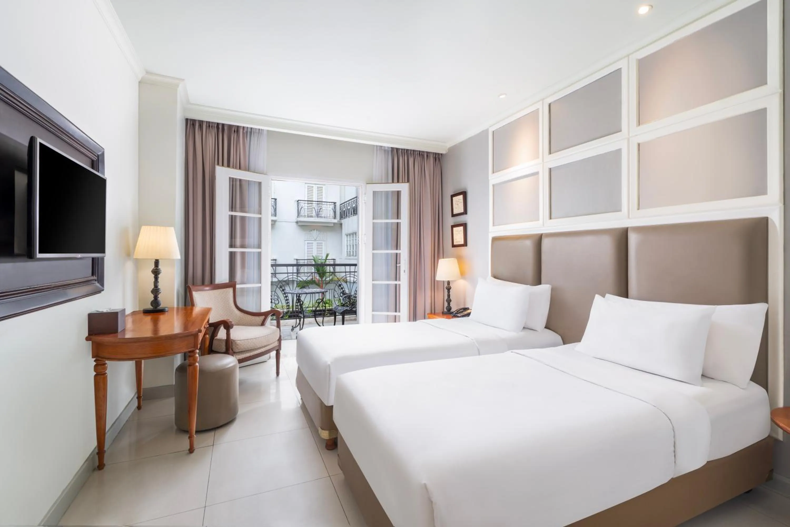 Bed in Hotel Indies Heritage Prawirotaman