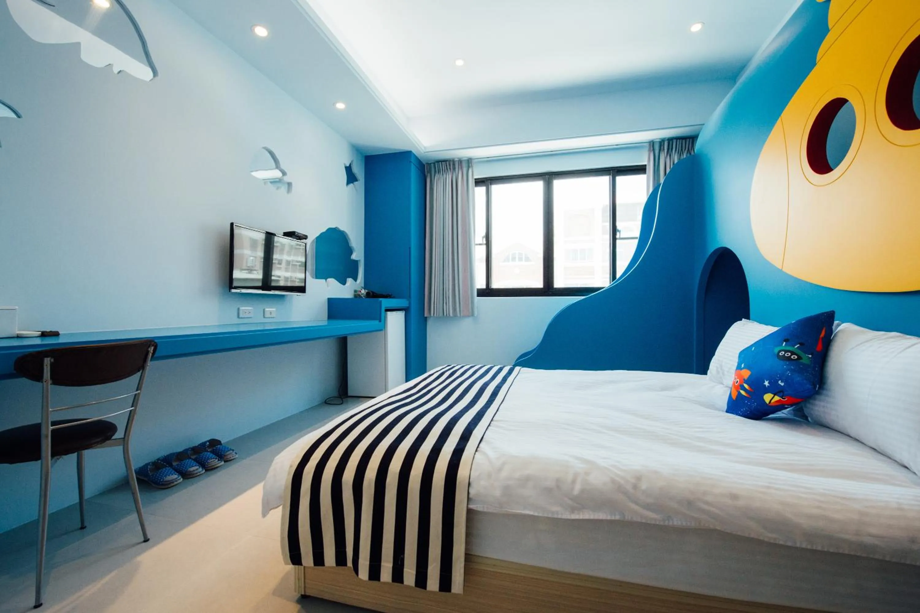 Bed in 黃色風箏Yellow Kite INN