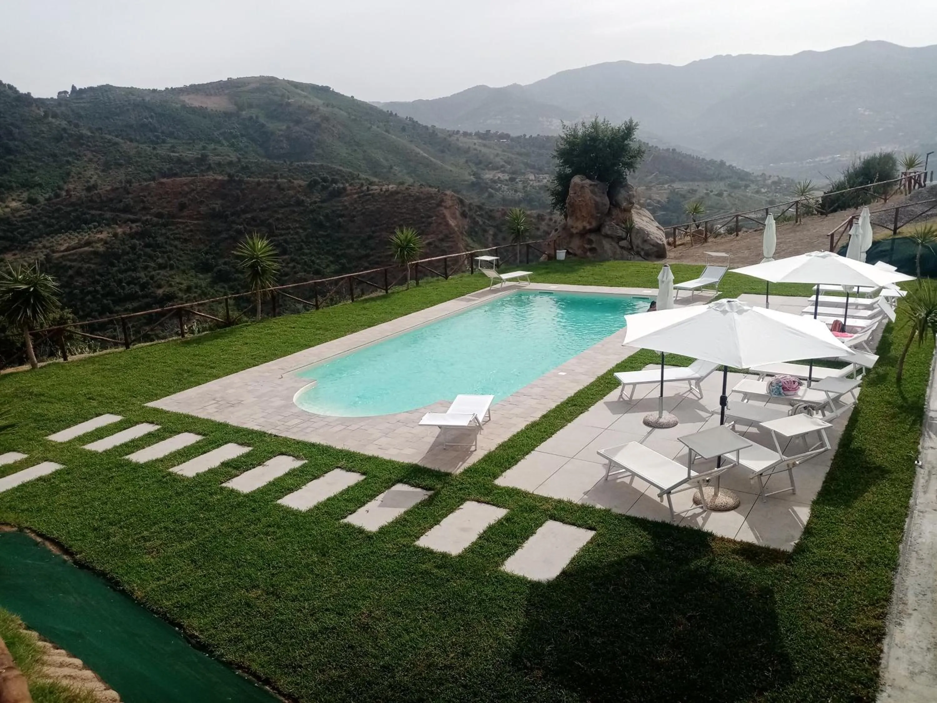 Pool view in Mama Lina