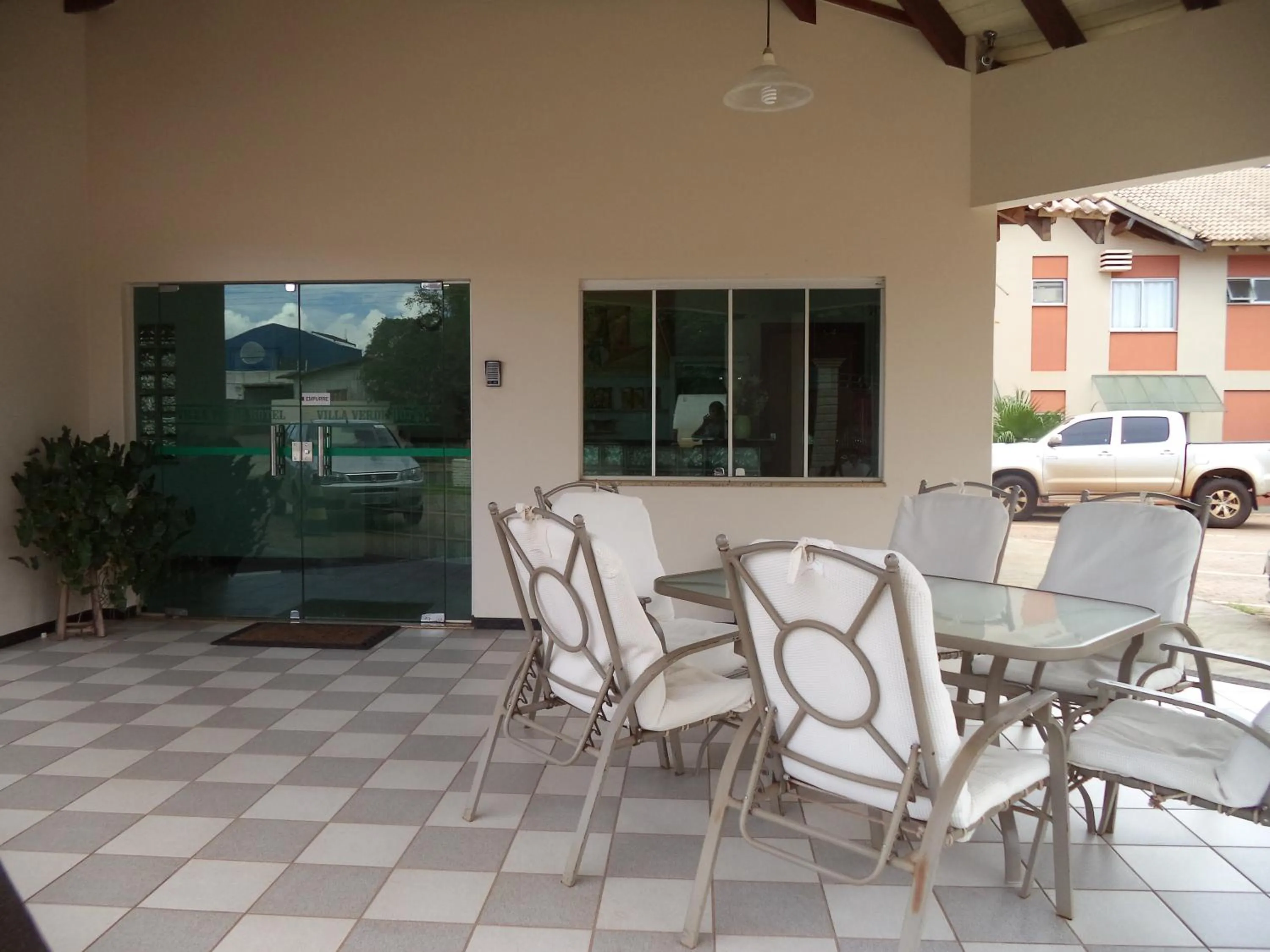 Patio in Villa Verde Hotel