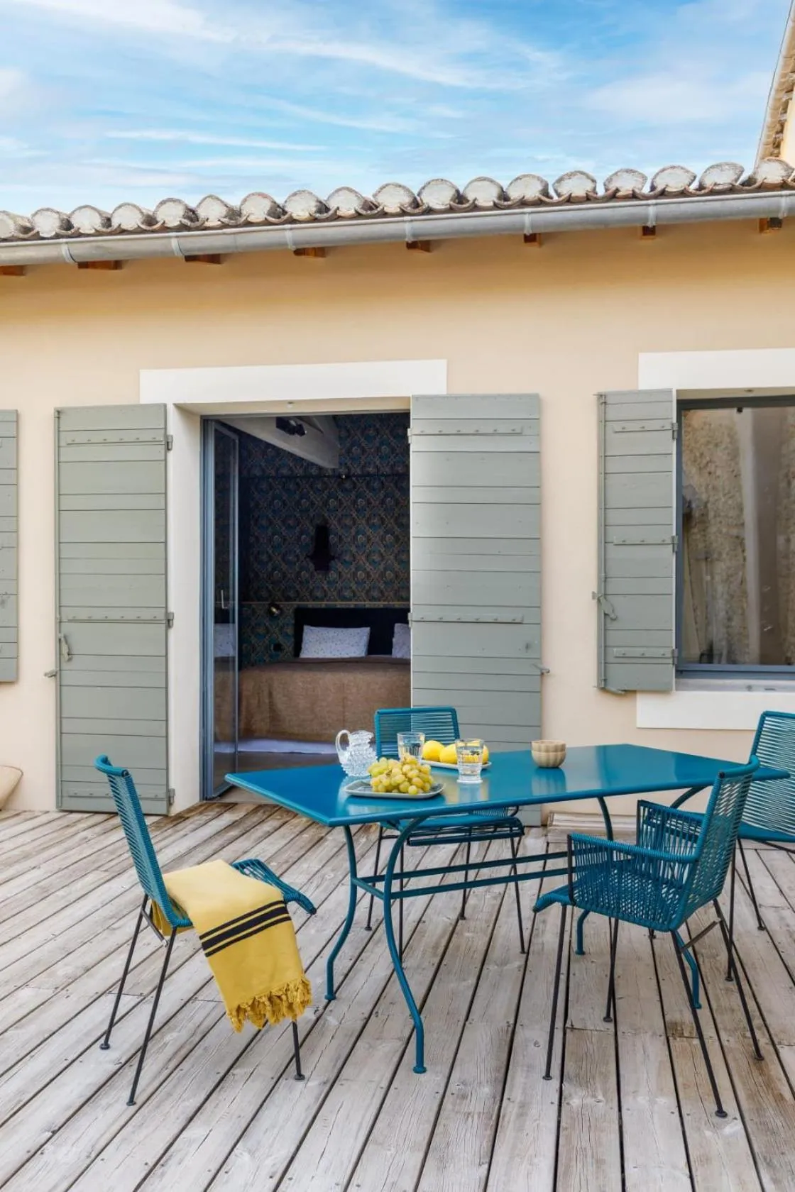 Balcony/Terrace in La Magnanerie de l'Isle B&B