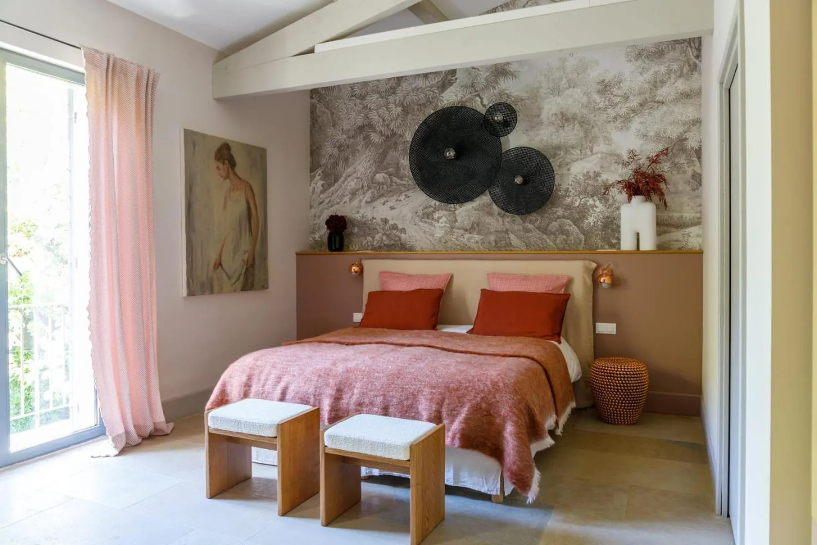 Bed in La Magnanerie de l'Isle B&B