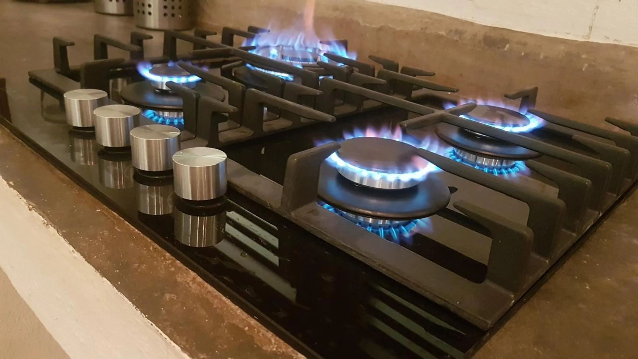 stove in La Cueva Eco-Lodge