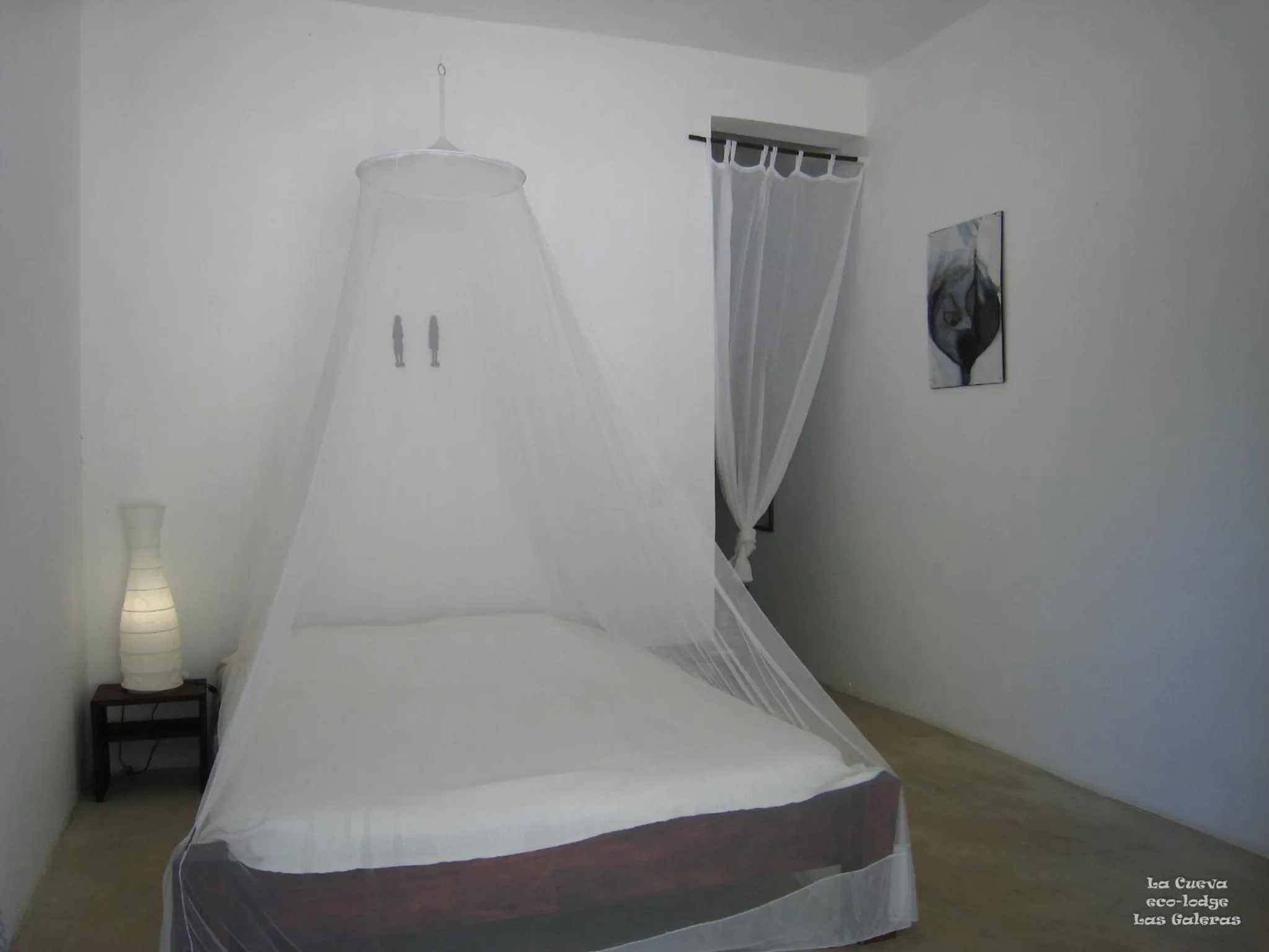 Bedroom, Bed in La Cueva Eco-Lodge