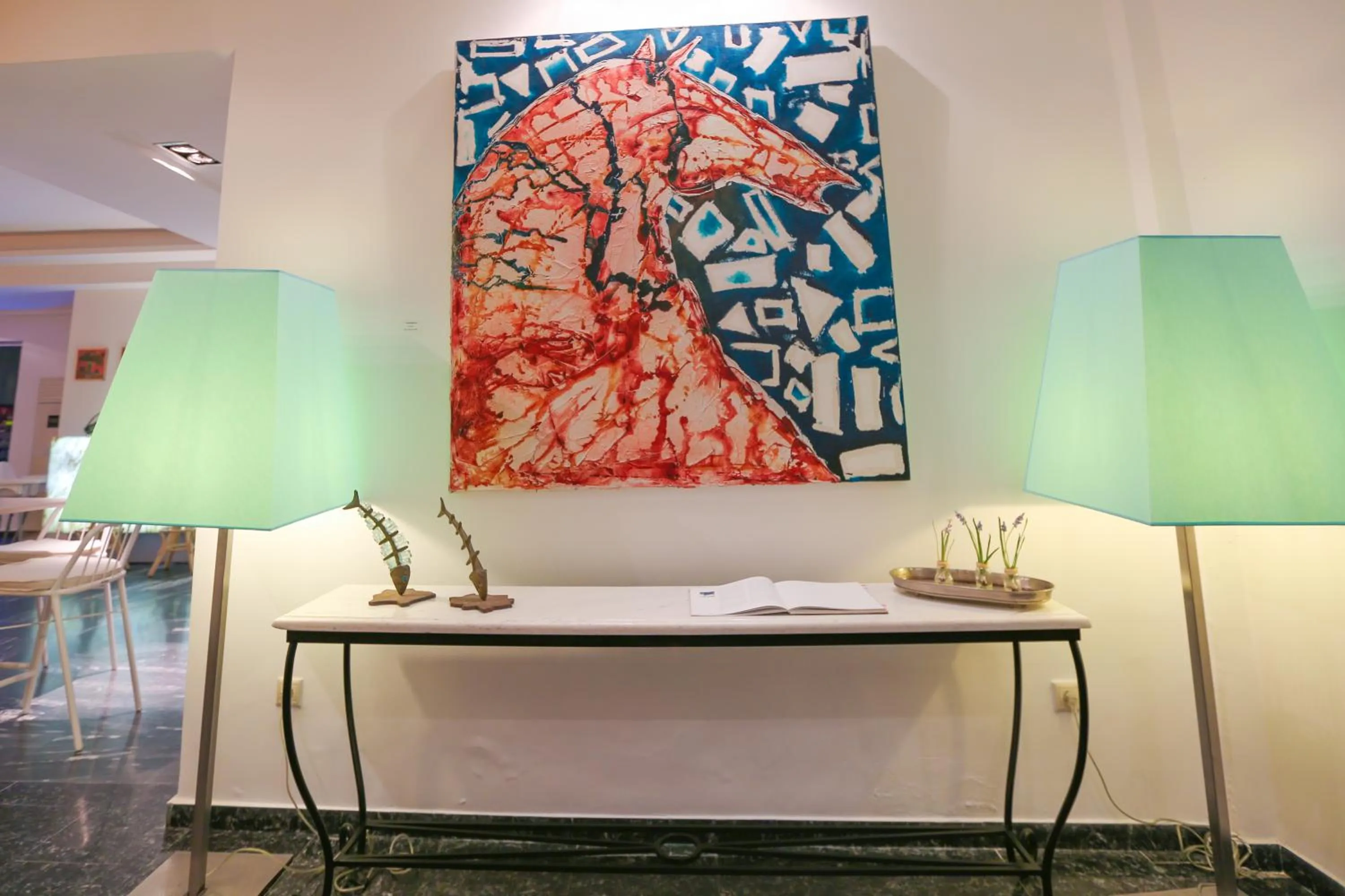 Lobby or reception in Mandraki Village Boutique Hotel