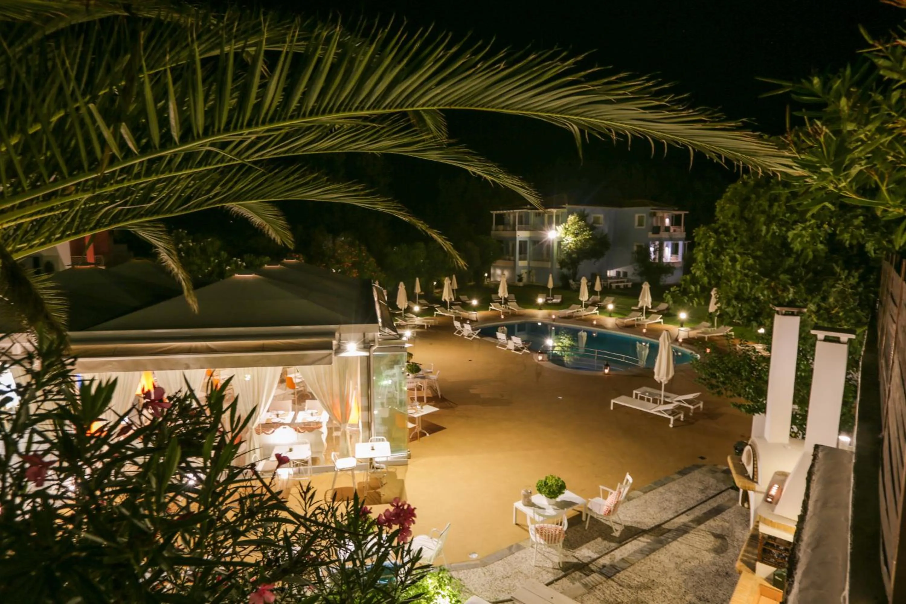 Patio in Mandraki Village Boutique Hotel