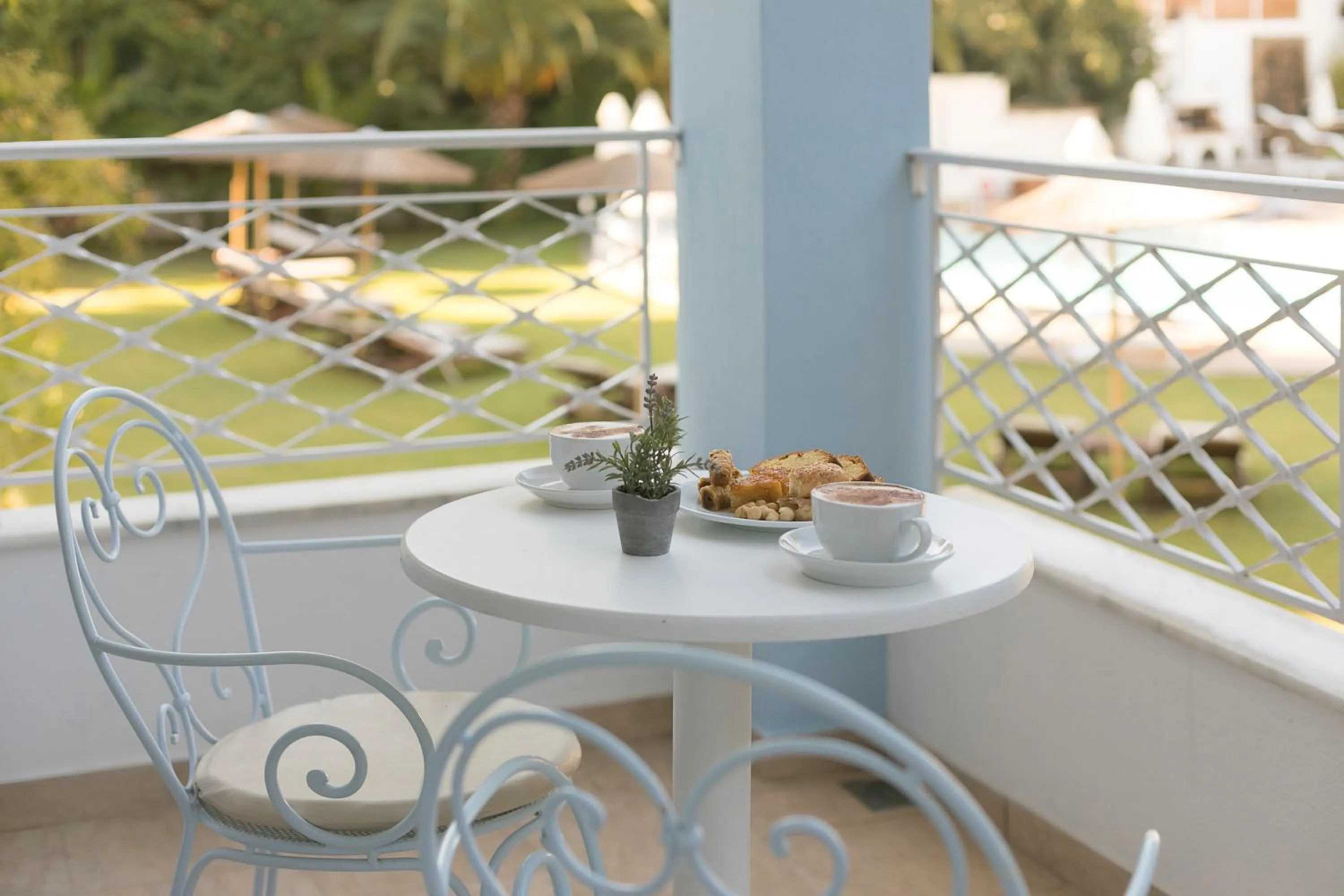 Balcony/Terrace in Mandraki Village Boutique Hotel