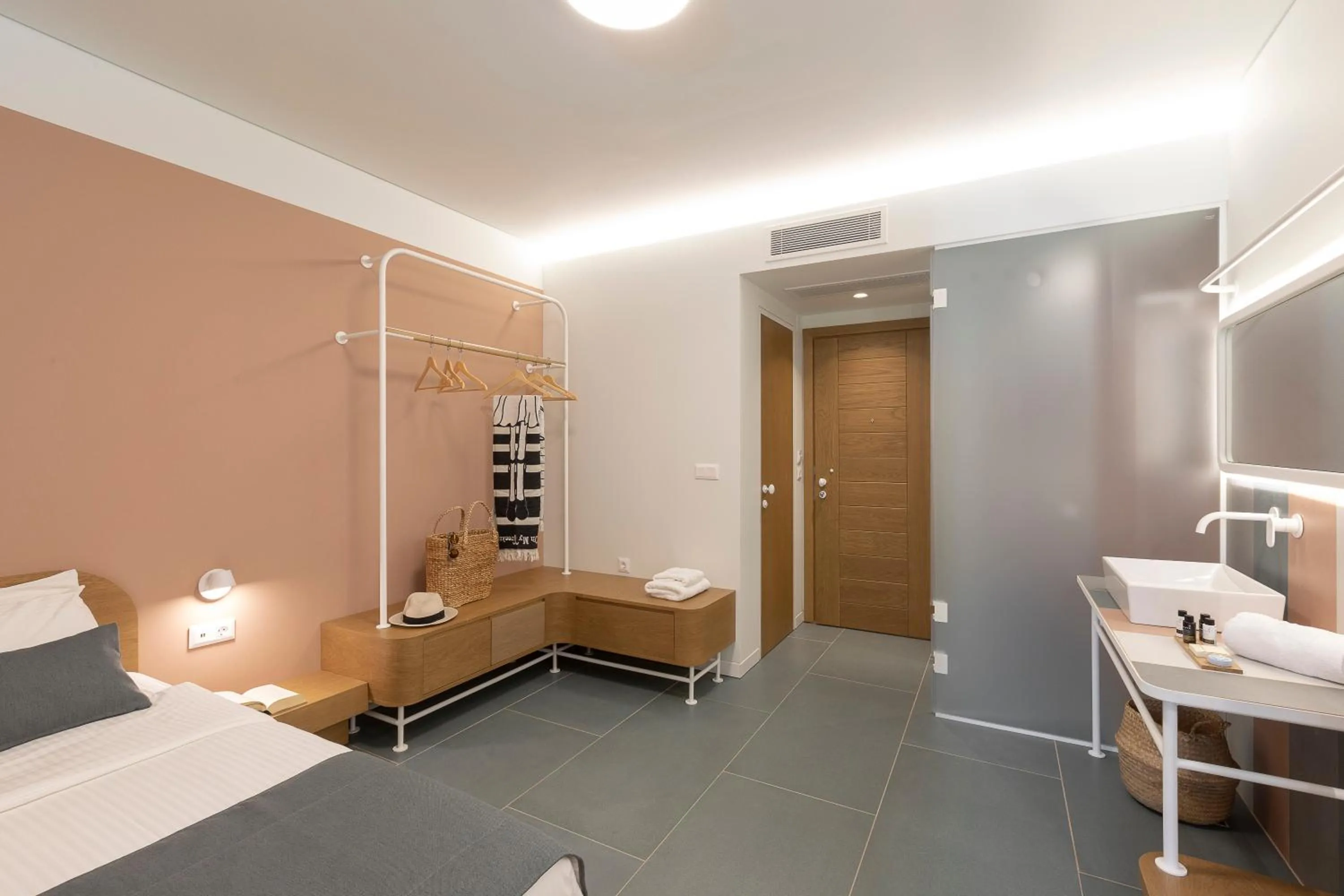 Photo of the whole room, Bed in Mandraki Village Boutique Hotel