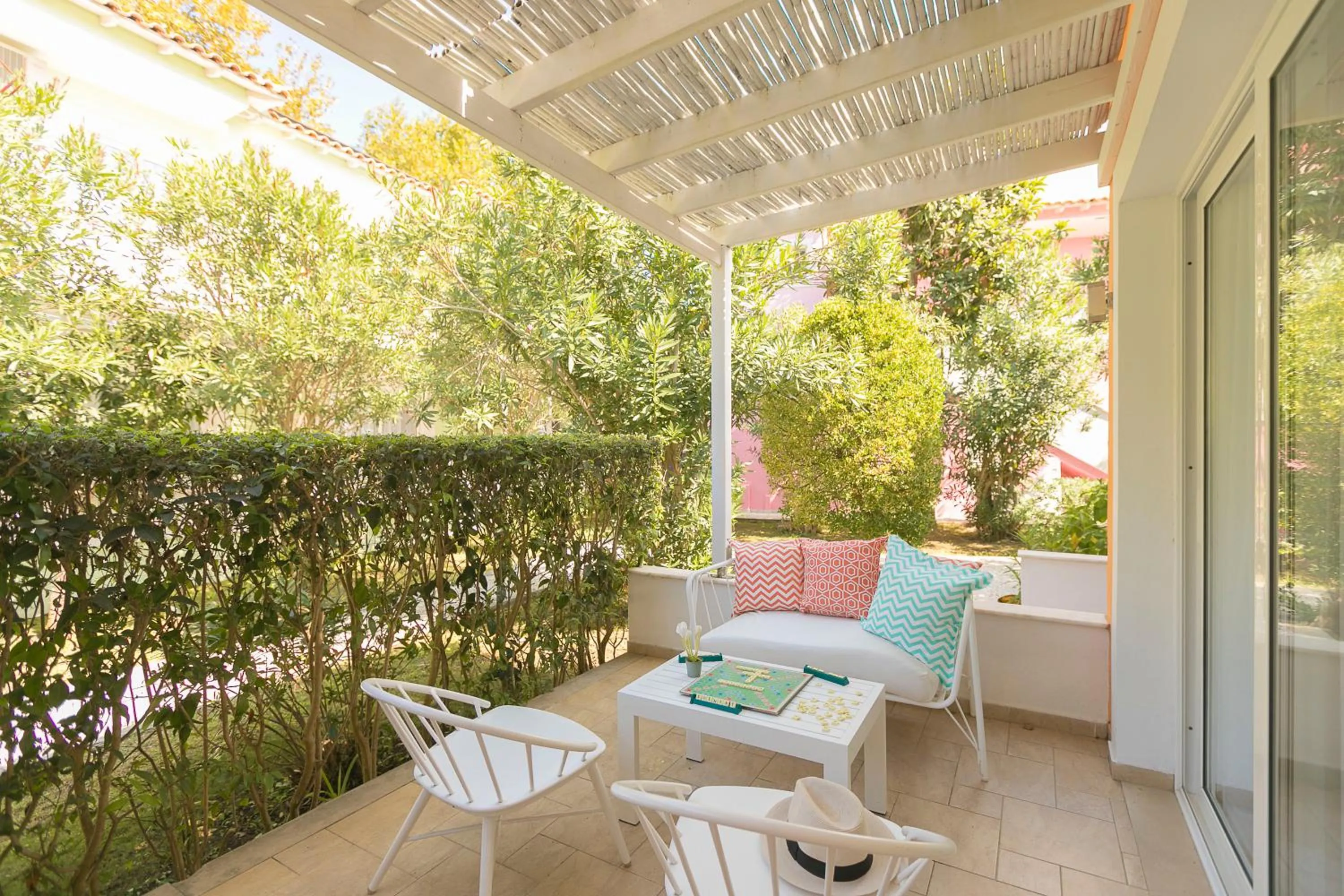 Balcony/Terrace in Mandraki Village Boutique Hotel