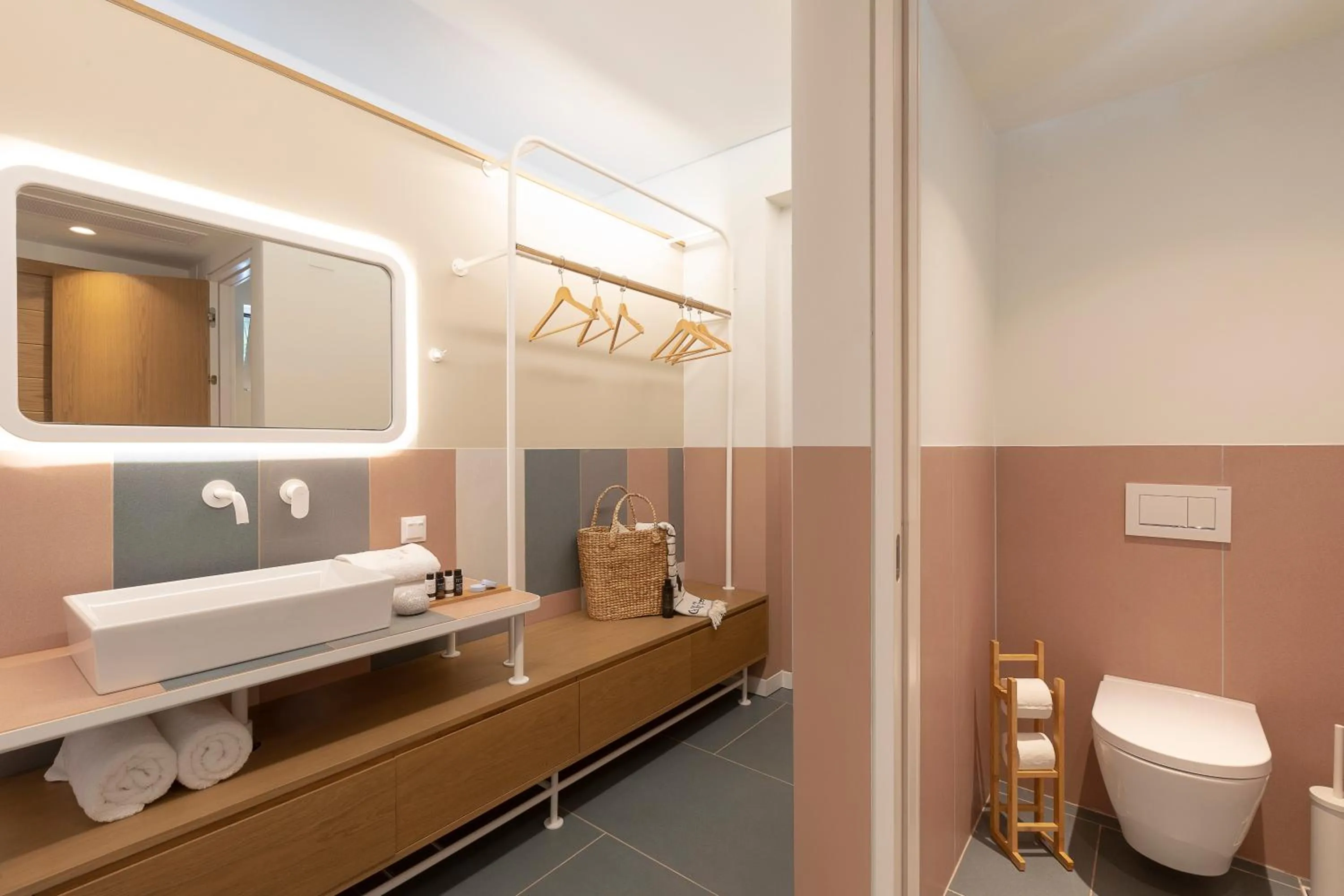 Bathroom in Mandraki Village Boutique Hotel