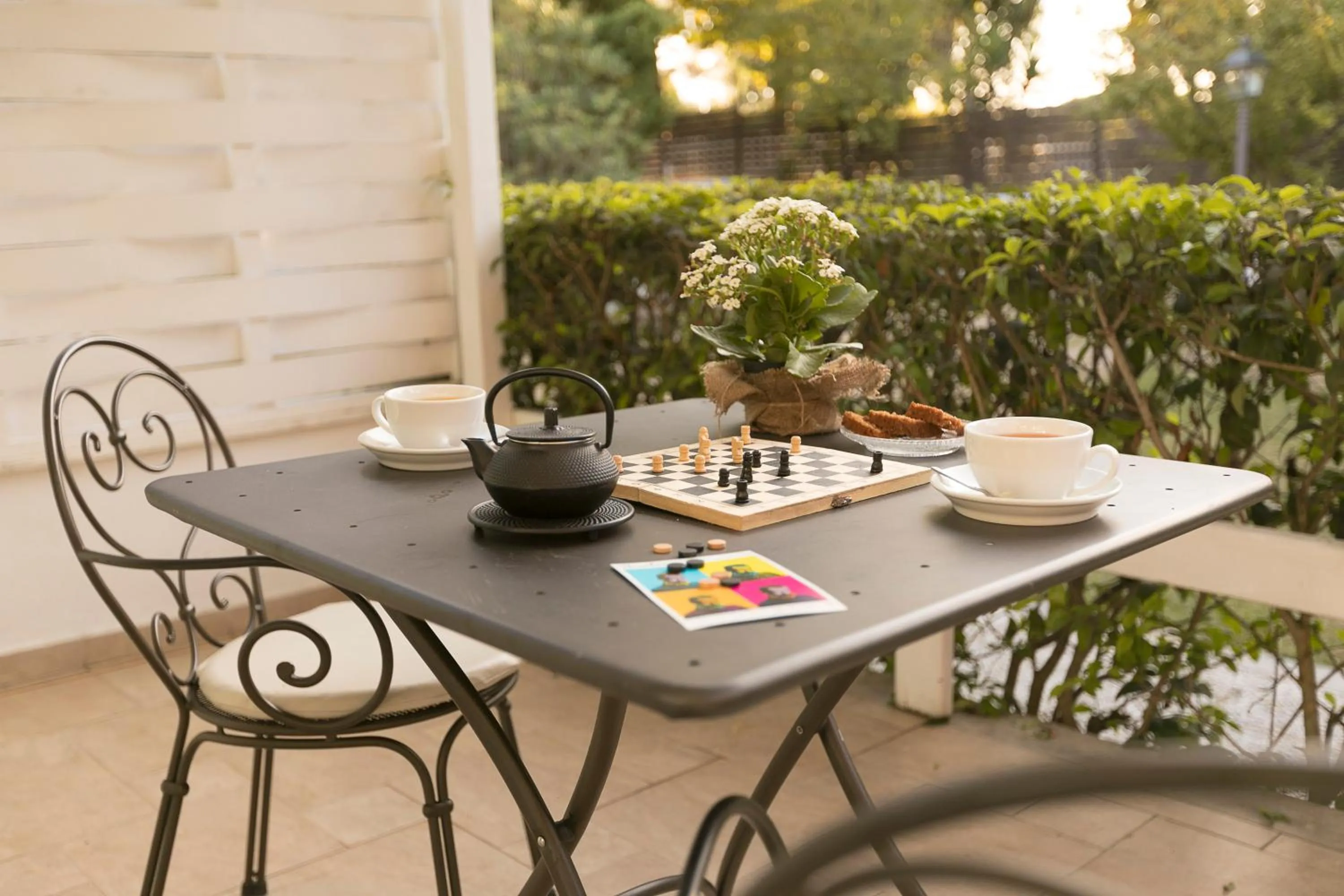 Balcony/Terrace in Mandraki Village Boutique Hotel