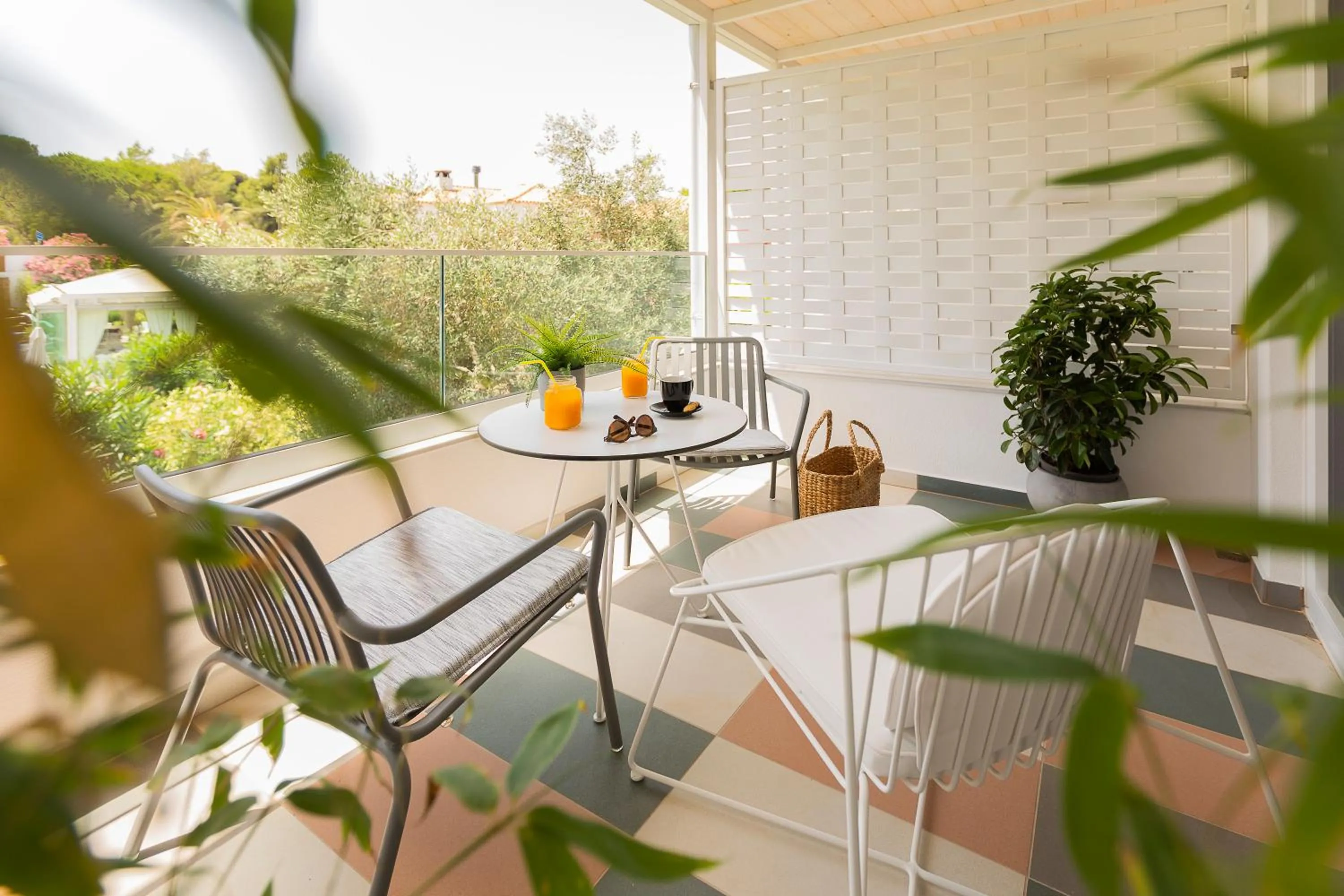 Balcony/Terrace in Mandraki Village Boutique Hotel