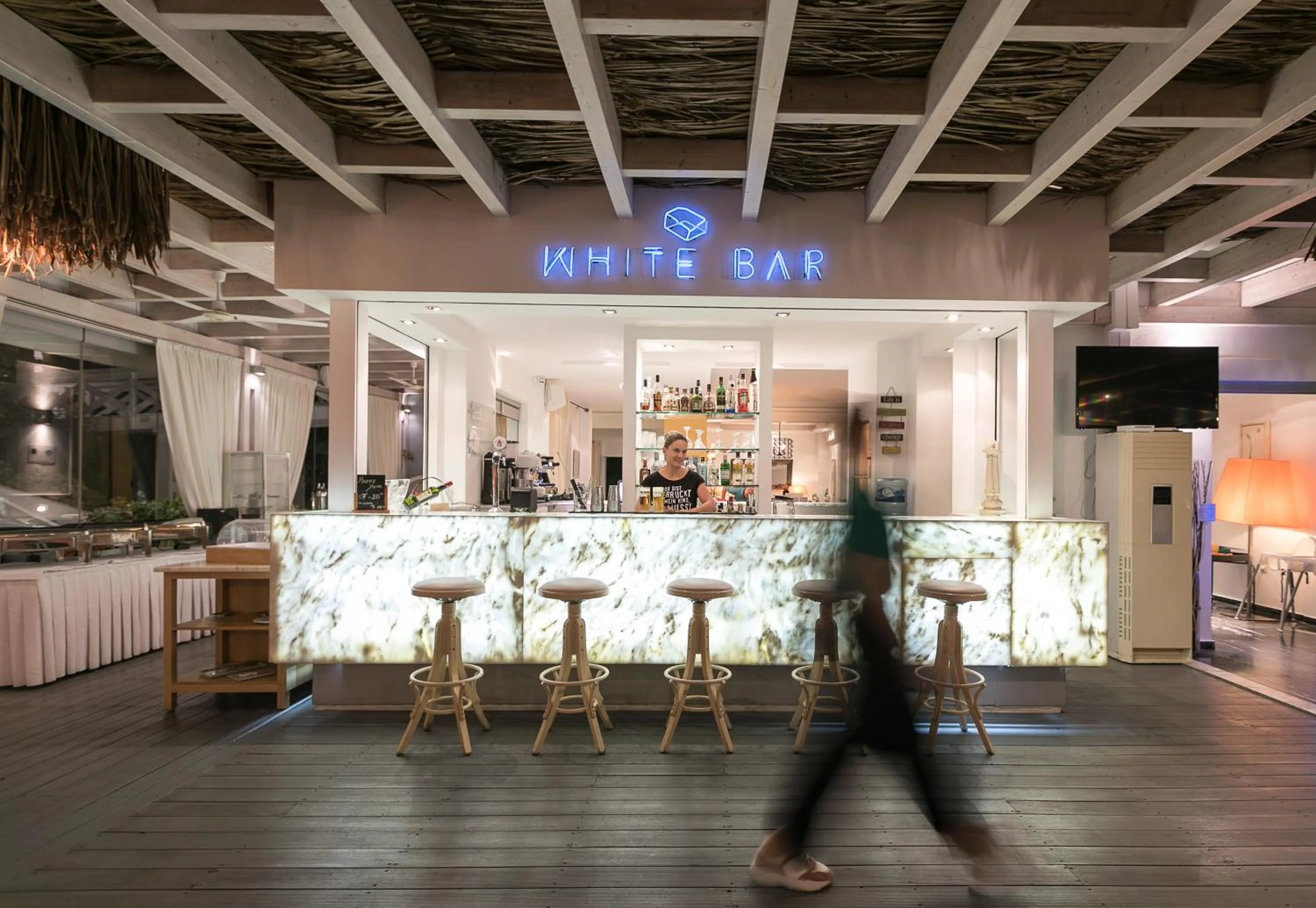 Lounge or bar in Mandraki Village Boutique Hotel