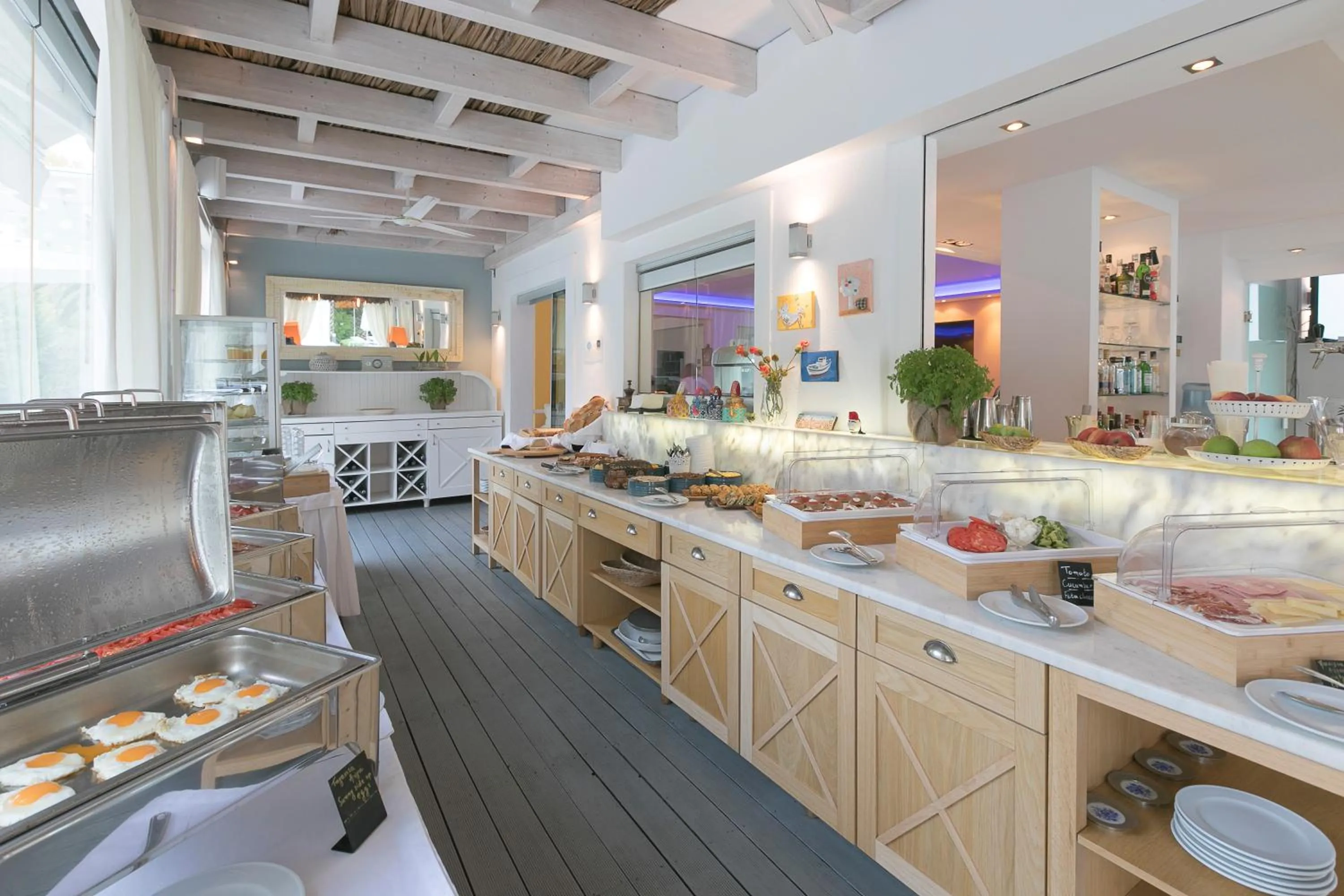 Buffet breakfast in Mandraki Village Boutique Hotel