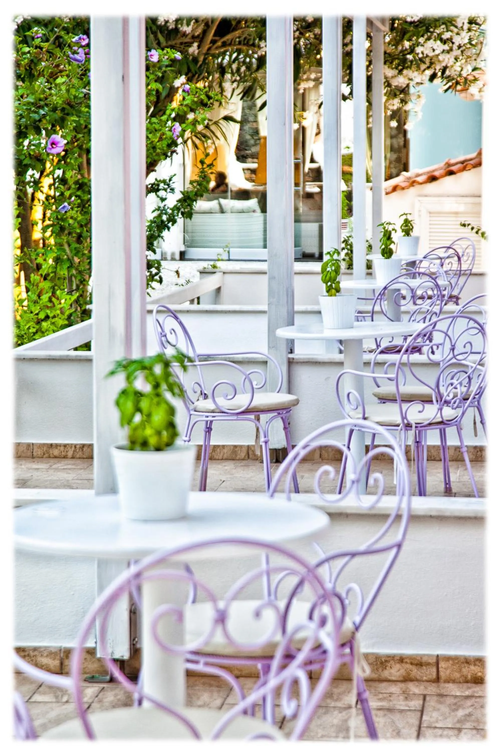 Patio in Mandraki Village Boutique Hotel