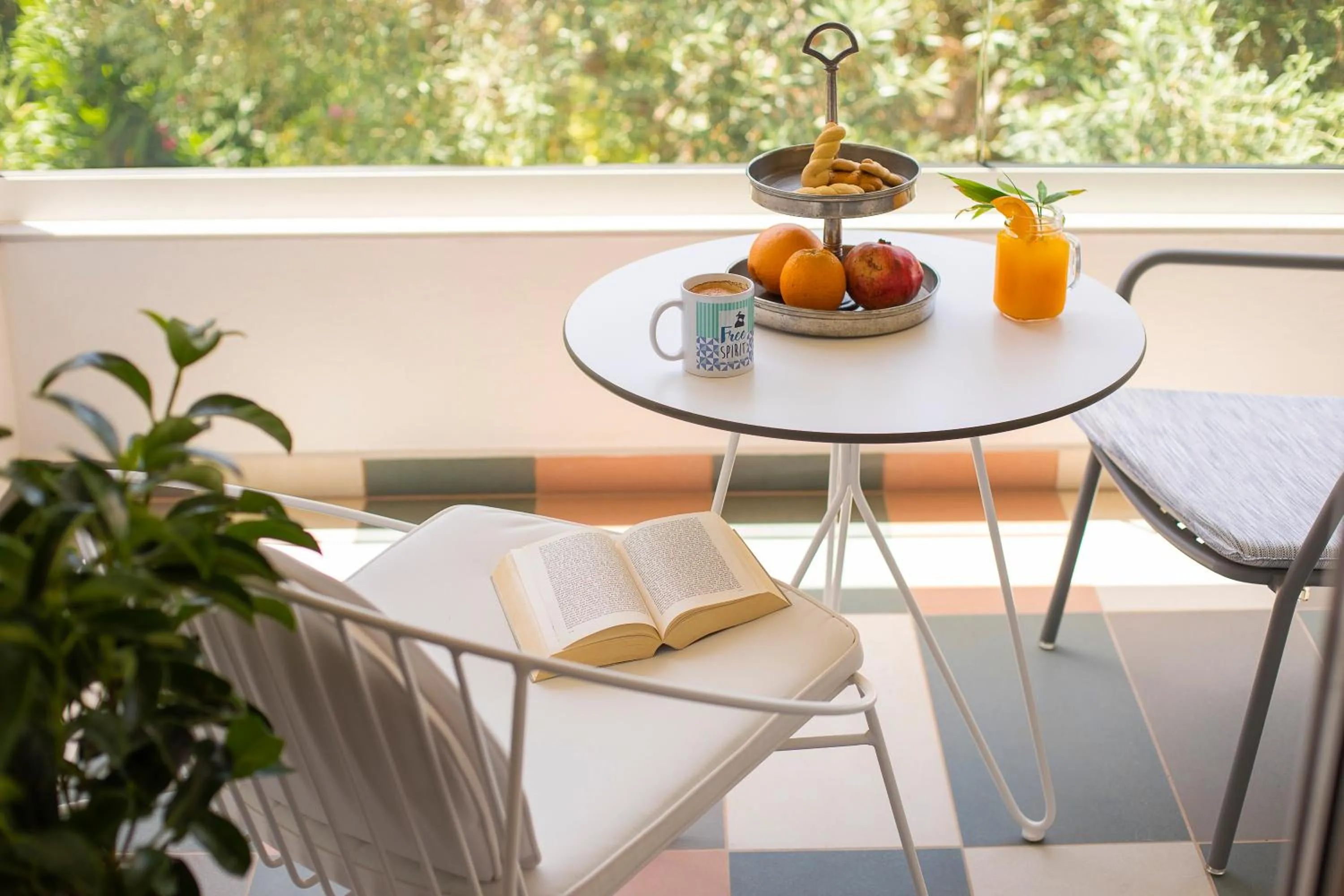 Balcony/Terrace in Mandraki Village Boutique Hotel