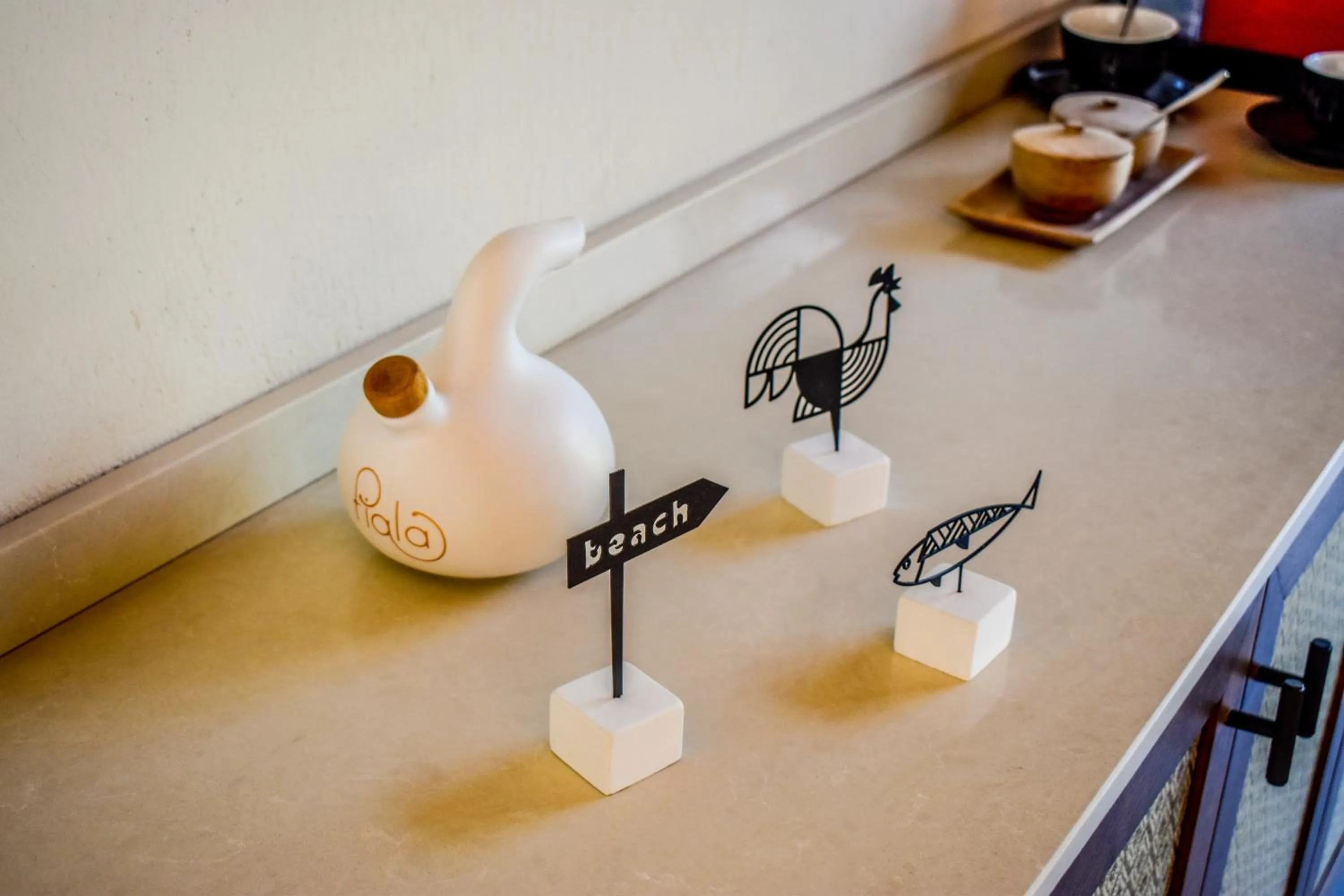 Kitchen or kitchenette in Mandraki Village Boutique Hotel