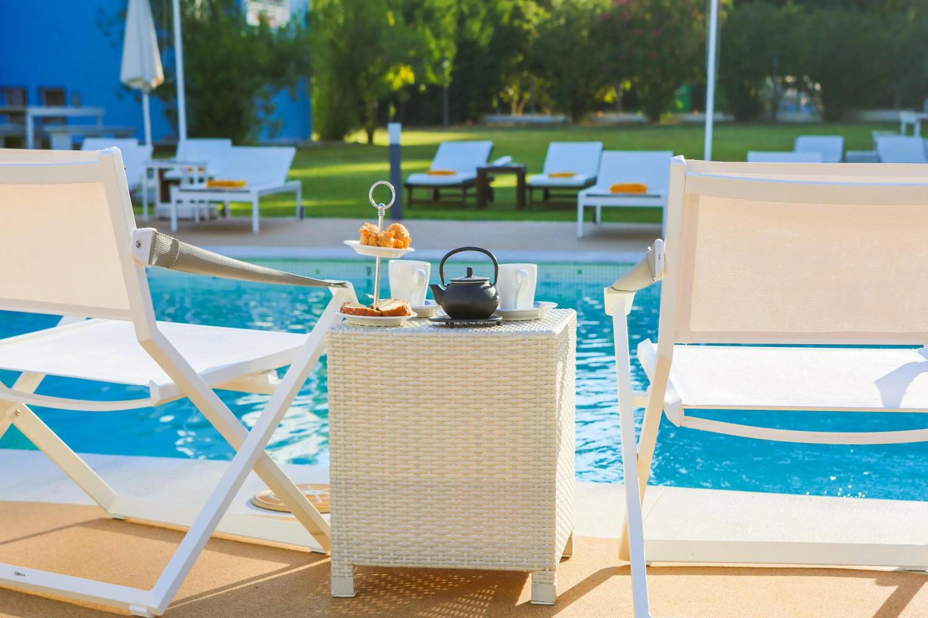 Swimming pool in Mandraki Village Boutique Hotel