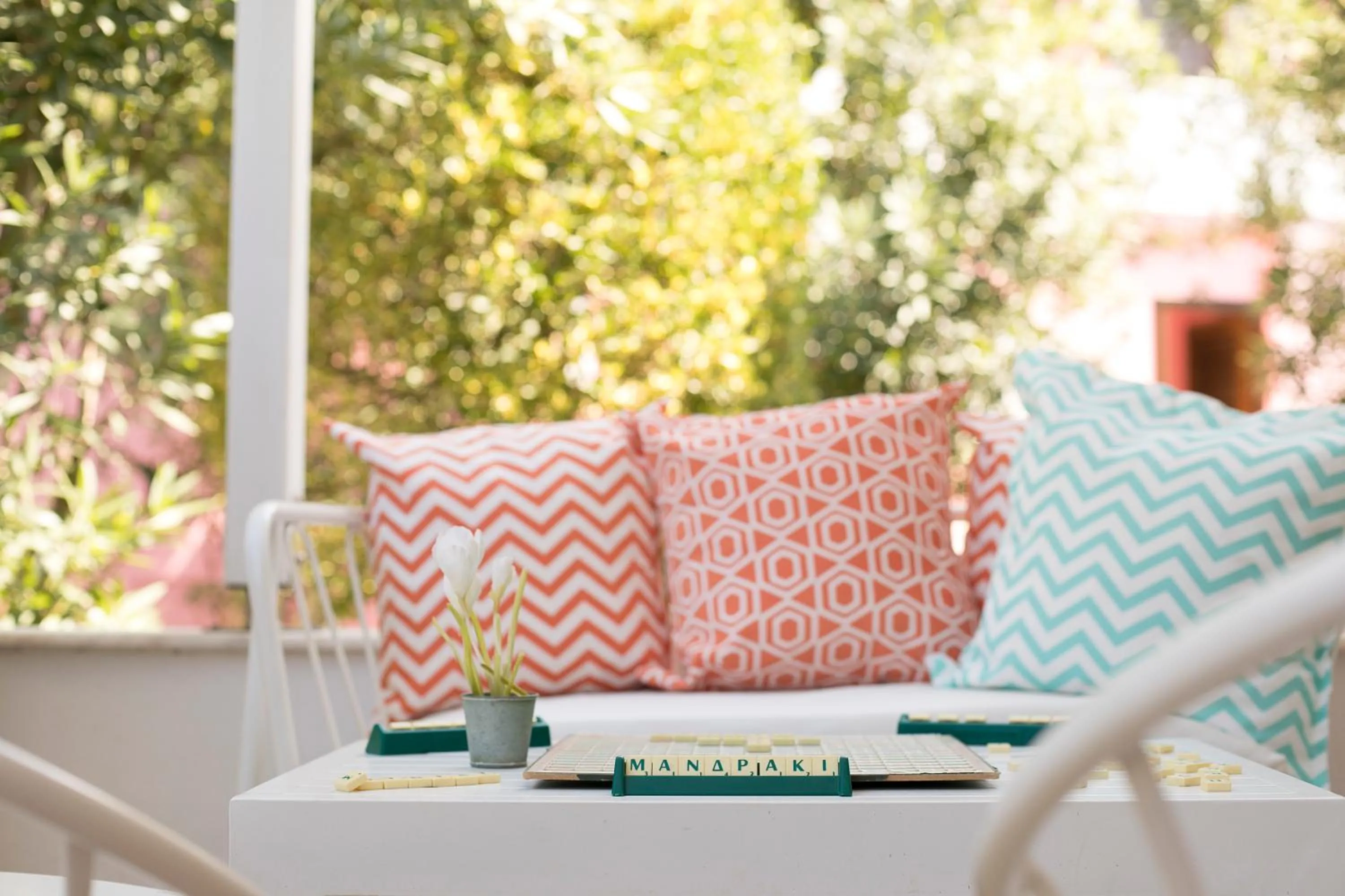 Balcony/Terrace in Mandraki Village Boutique Hotel