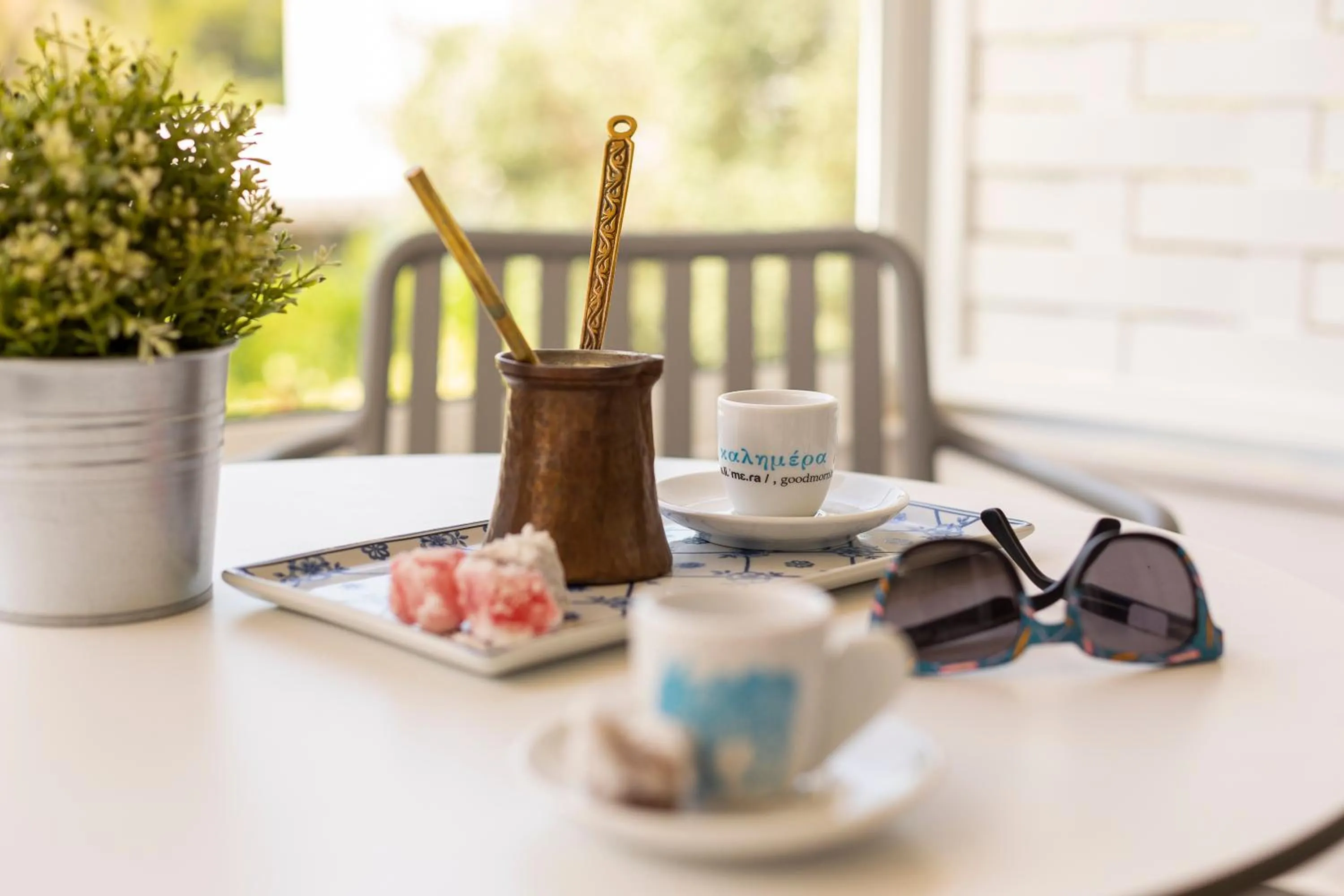 Coffee/tea facilities in Mandraki Village Boutique Hotel
