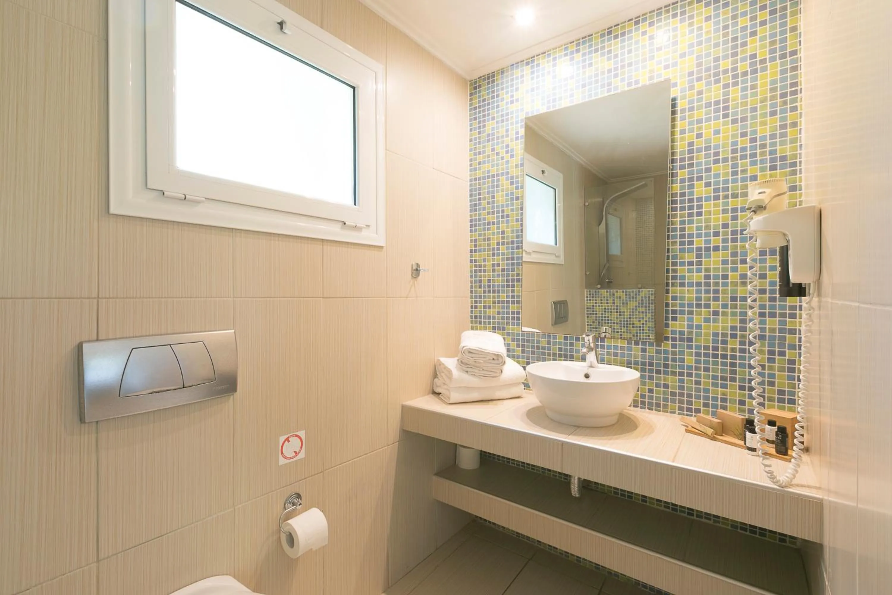 Bathroom in Mandraki Village Boutique Hotel